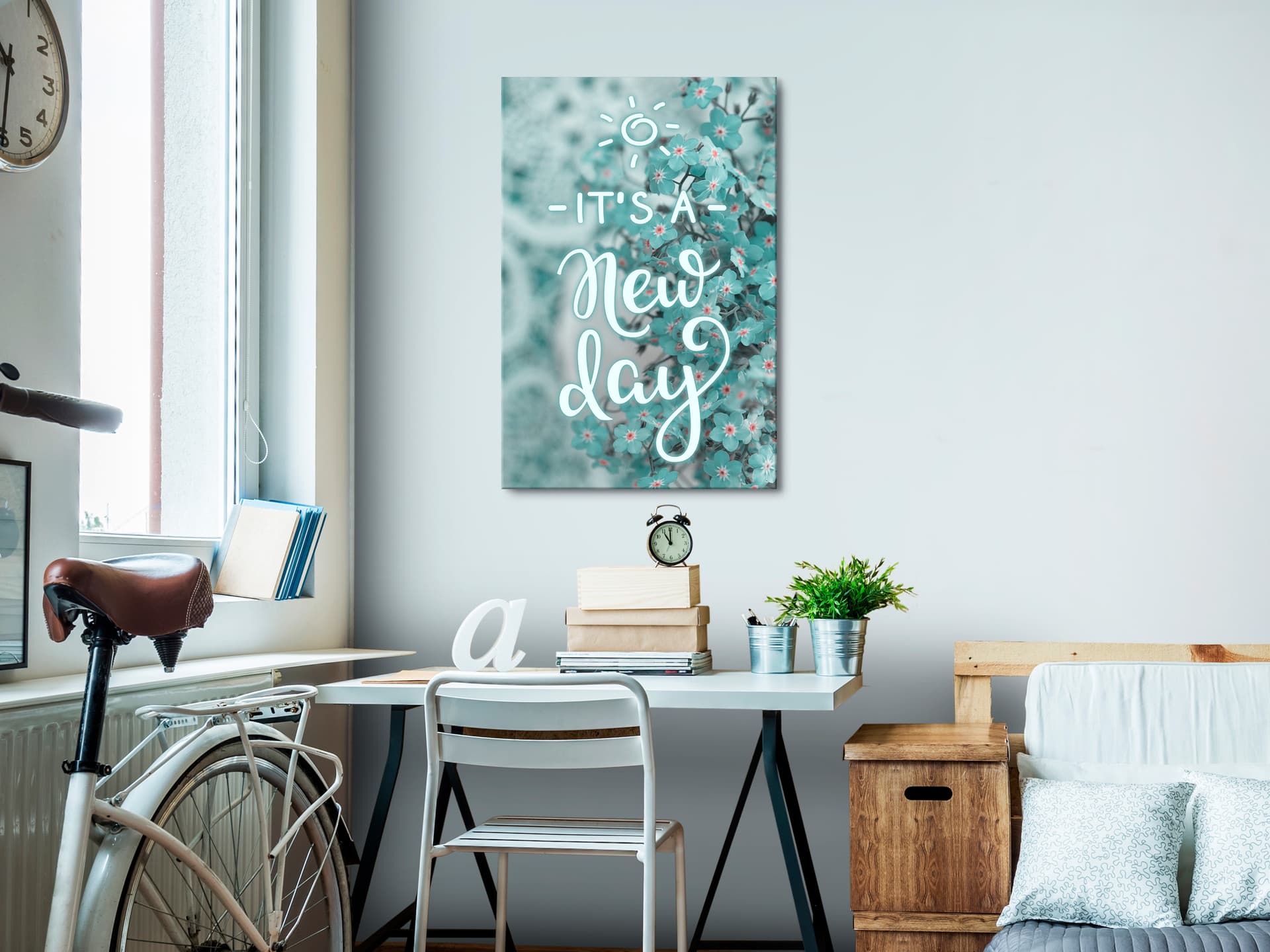 

Obraz - It's a new day (1-częściowy) pionowy (rozmiar 40x60)