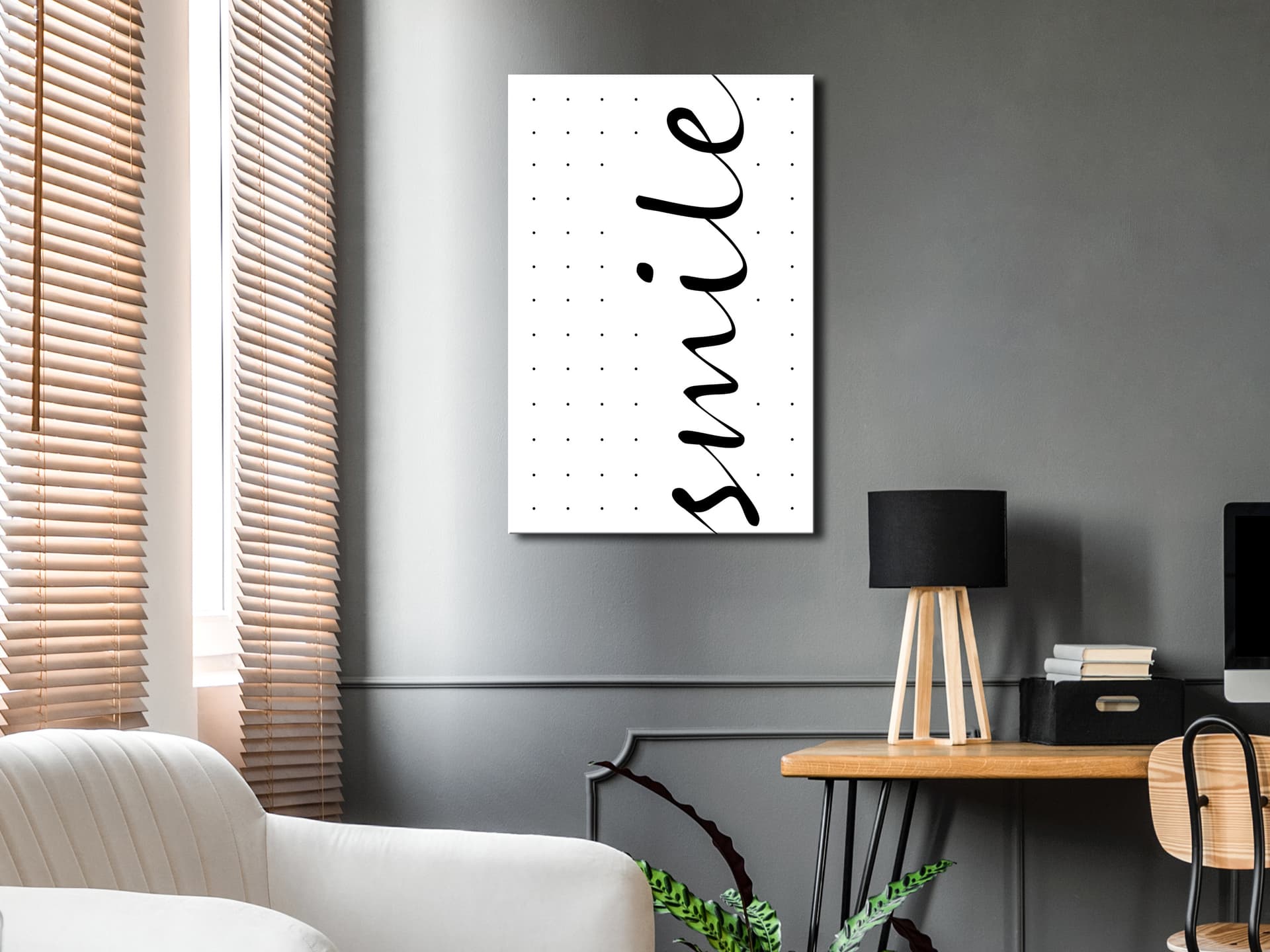 

Obraz - Czerń i biel: Uśmiech (1-częściowy) pionowy (rozmiar 80x120)