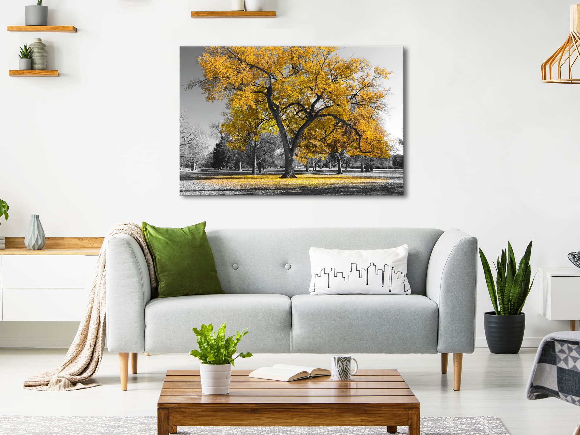 

Obraz - Jesień w parku (1-częściowy) szeroki złoty (rozmiar 120x80)