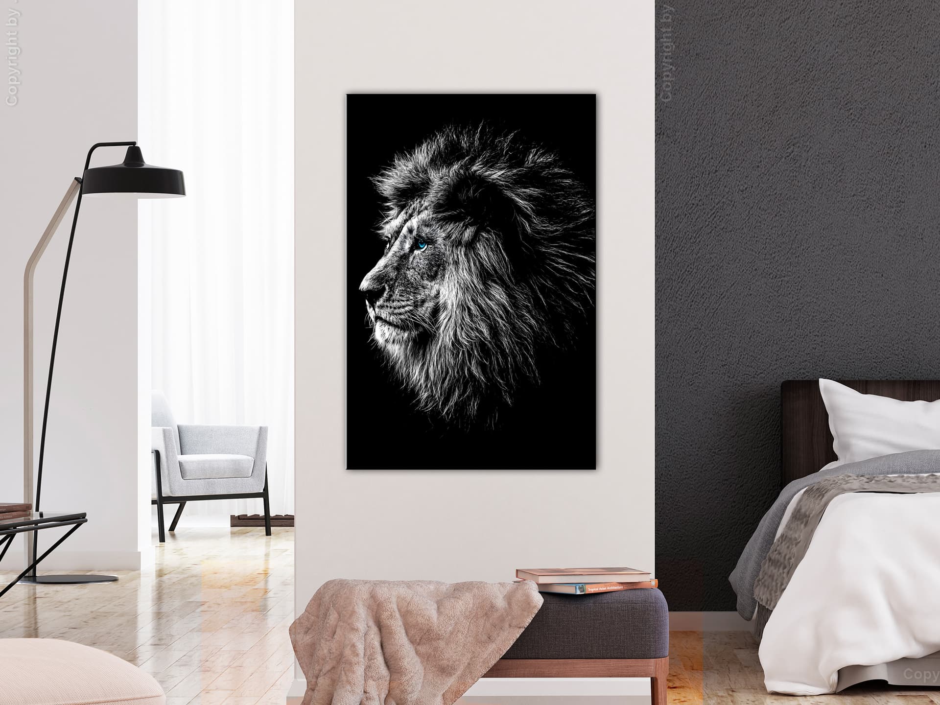 

Obraz - Niebieskooki lew (1-częściowy) pionowy (rozmiar 40x60)