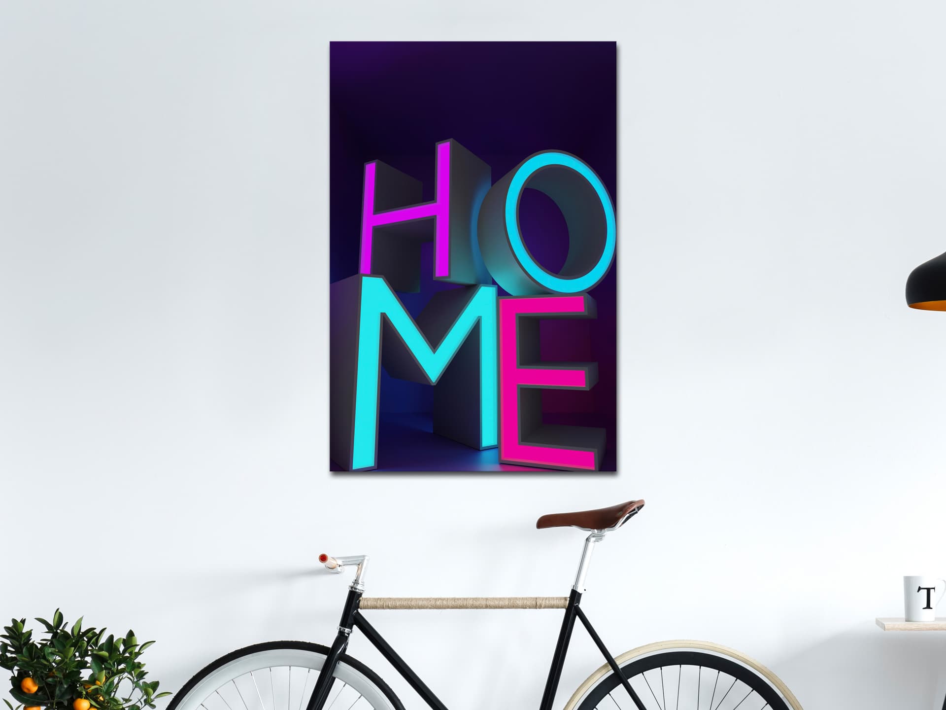 

Obraz - Neon Home (1-częściowy) pionowy (rozmiar 80x120)