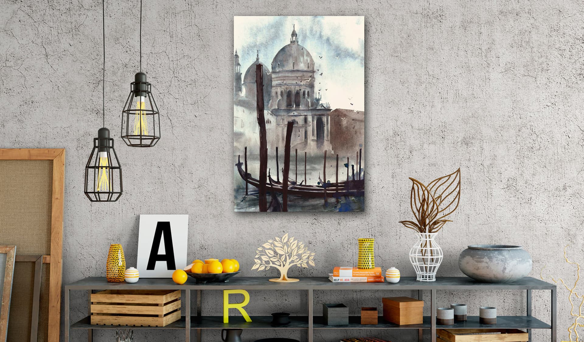

Obraz - Akwarelowa Wenecja (rozmiar 80x120)