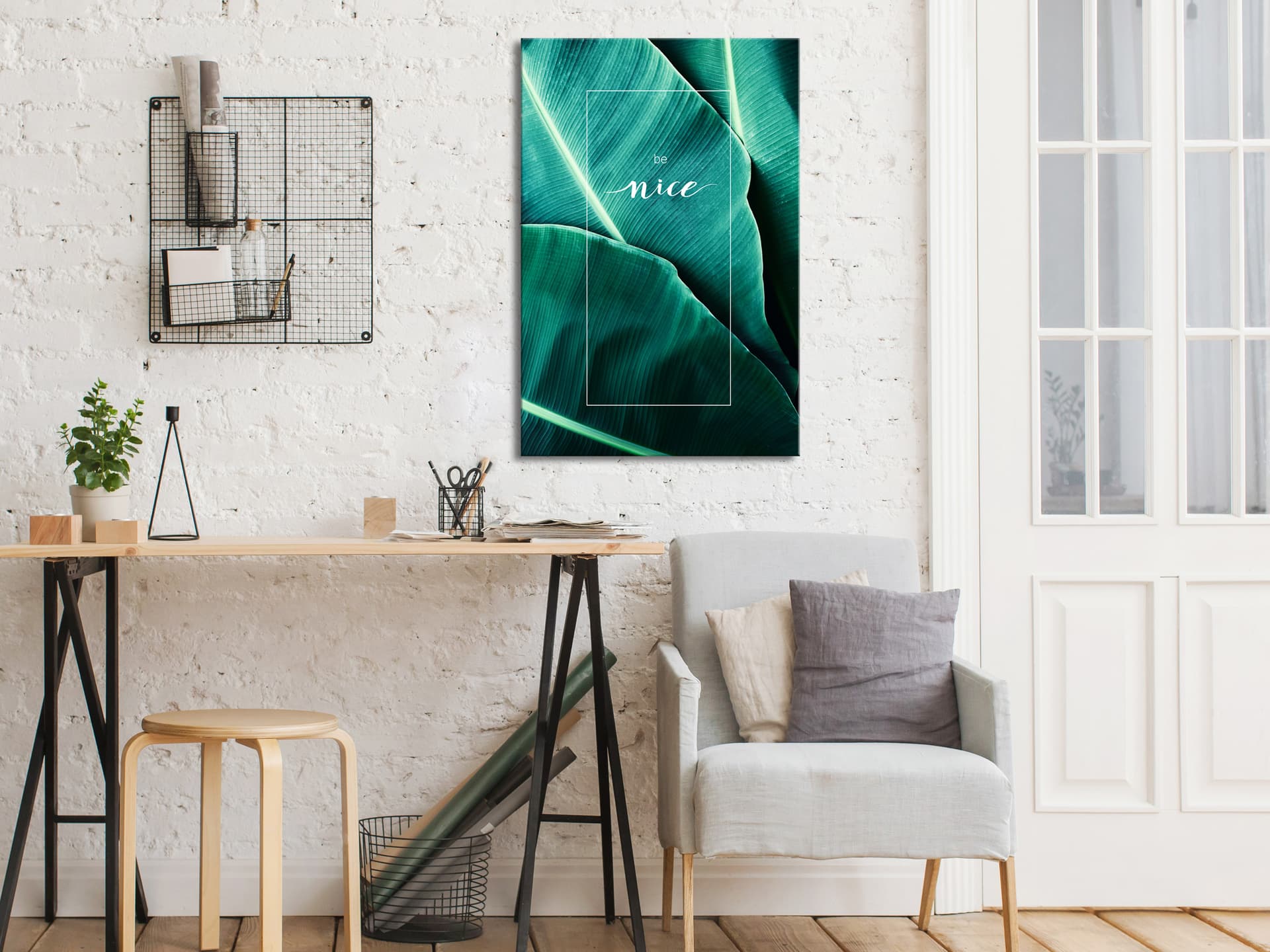

Obraz - Be nice (1-częściowy) pionowy (rozmiar 60x90)
