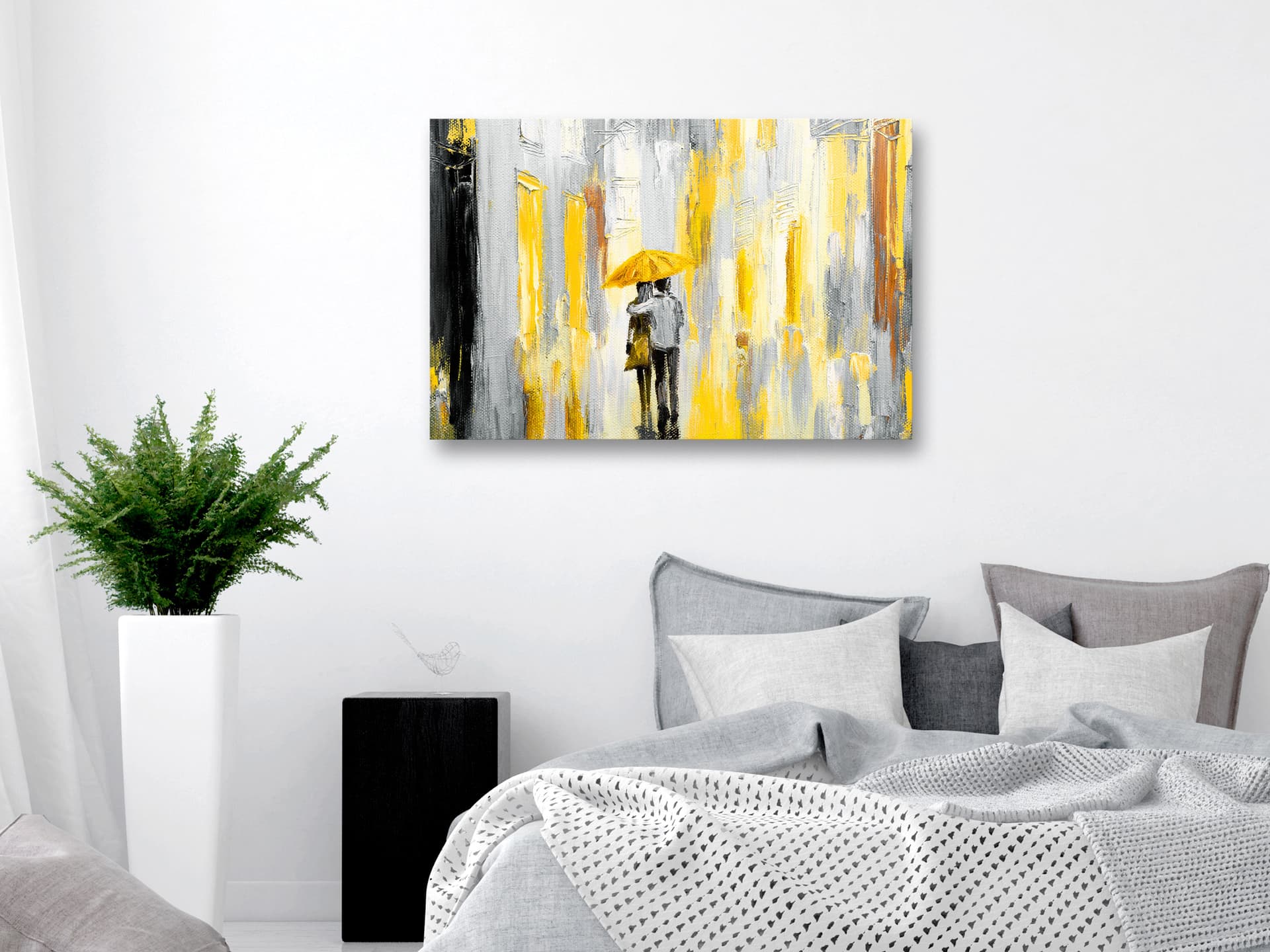

Obraz - Zakochany parasol (1-częściowy) szeroki żółty (rozmiar 120x80)