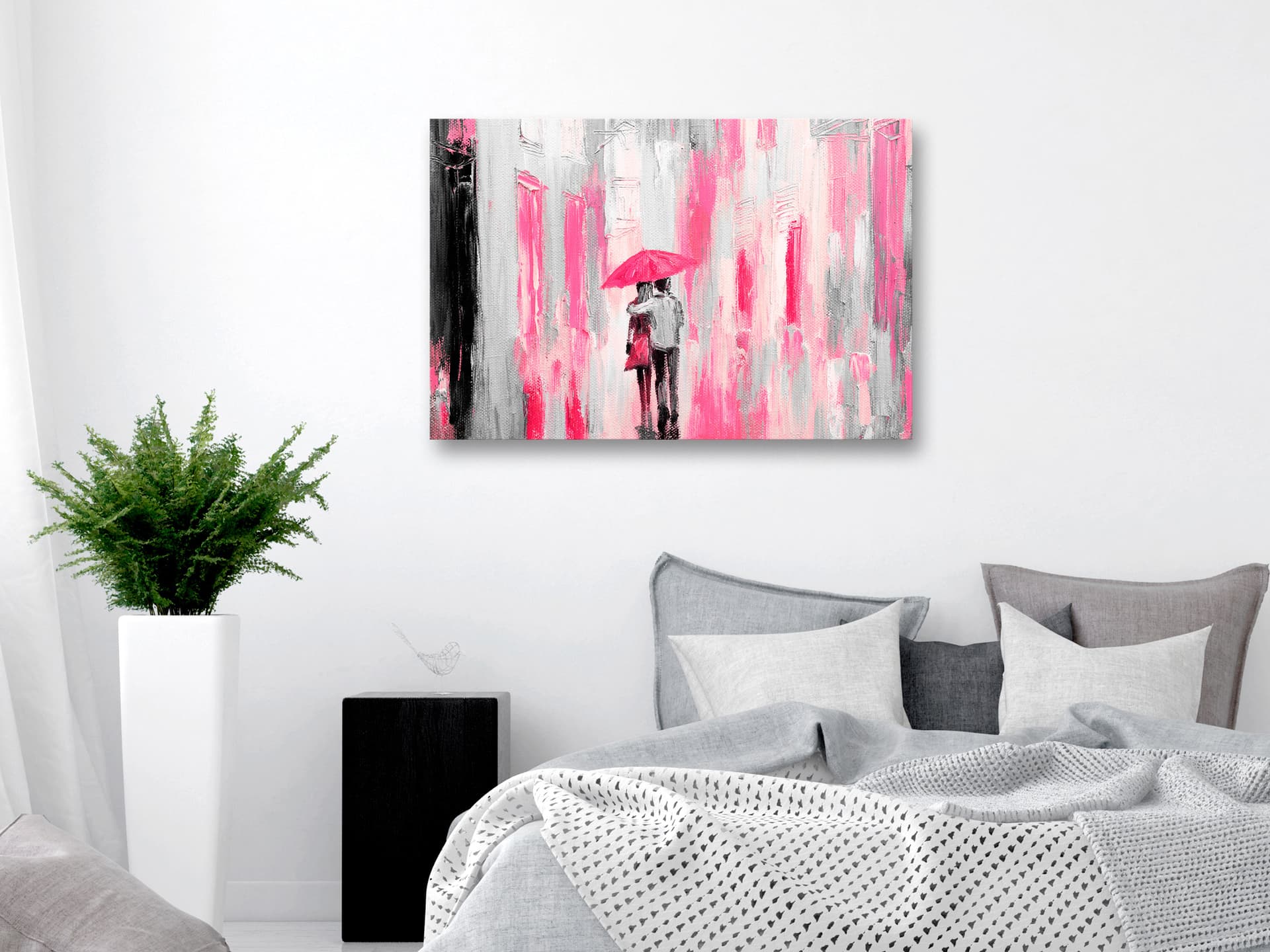 

Obraz - Zakochany parasol (1-częściowy) szeroki różowy (rozmiar 120x80)
