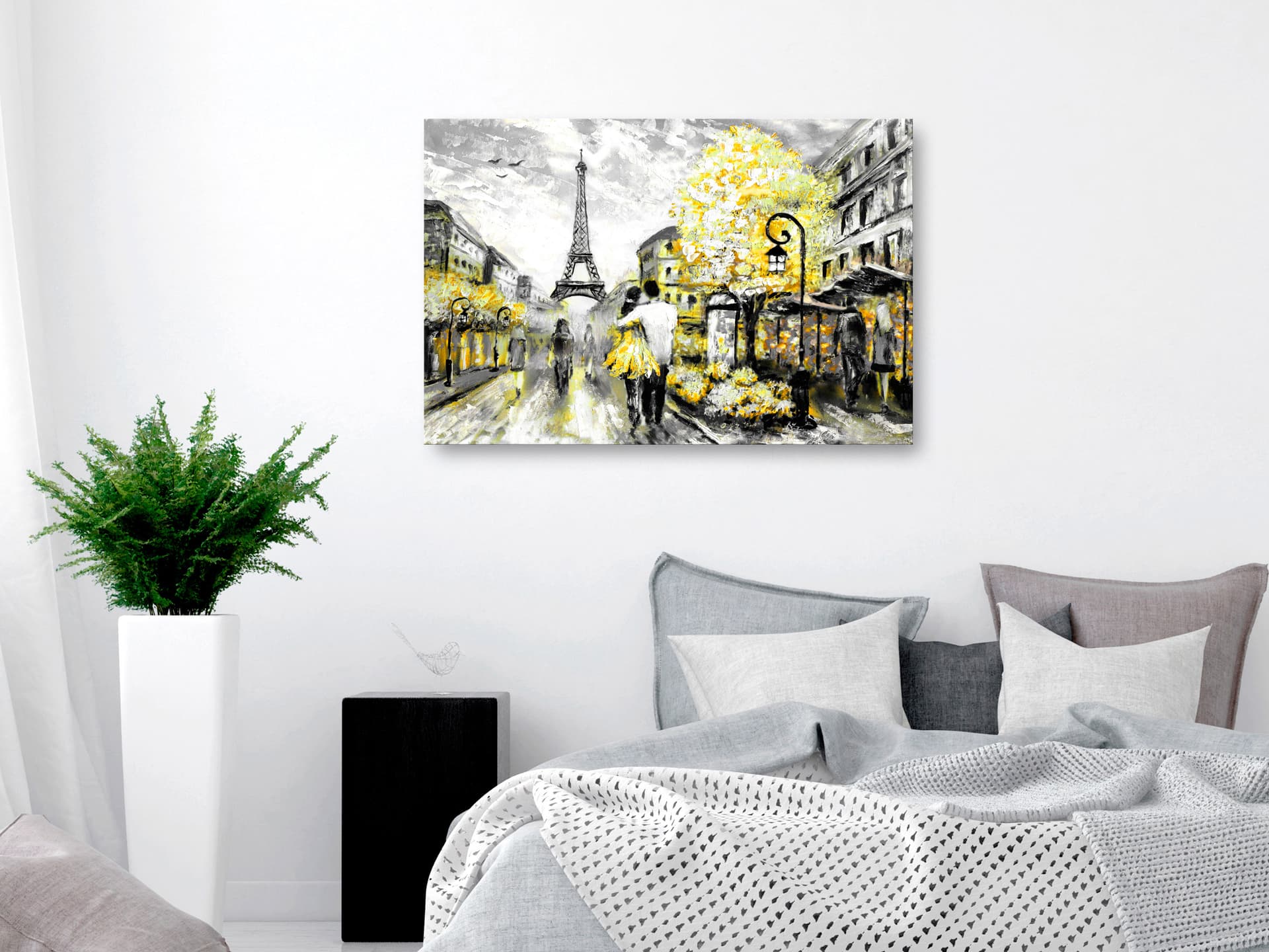 

Obraz - Kolorowe rendez-vous (1-częściowy) szeroki żółty (rozmiar 120x80)