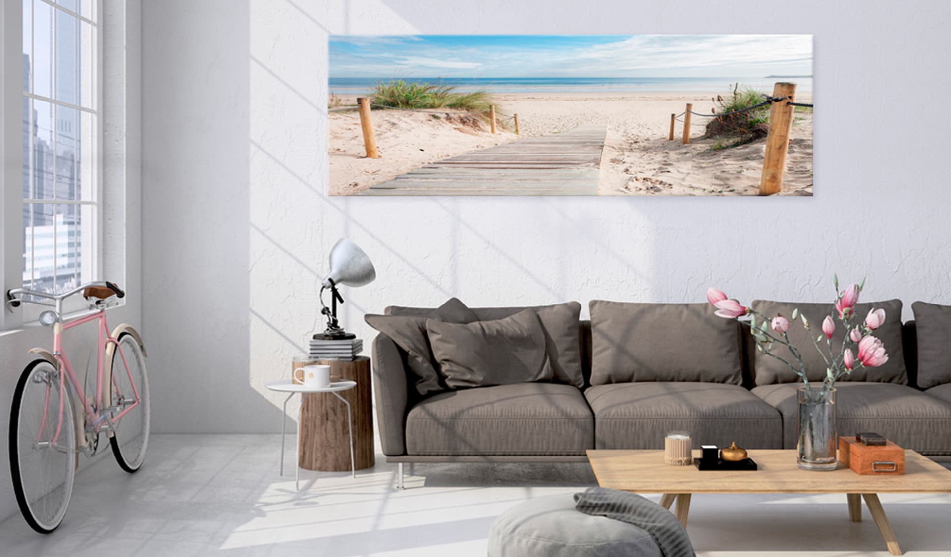

Obraz - Zachwycająca plaża (rozmiar 135x45)