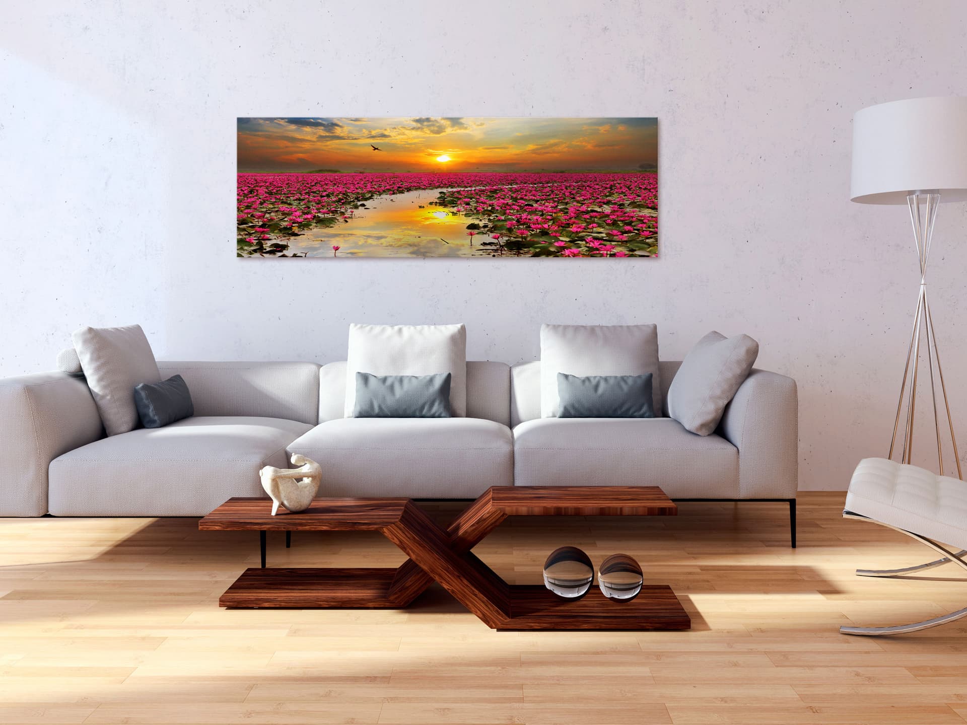 

Obraz - Liliowe pole (1-częściowy) wąski (rozmiar 135x45)