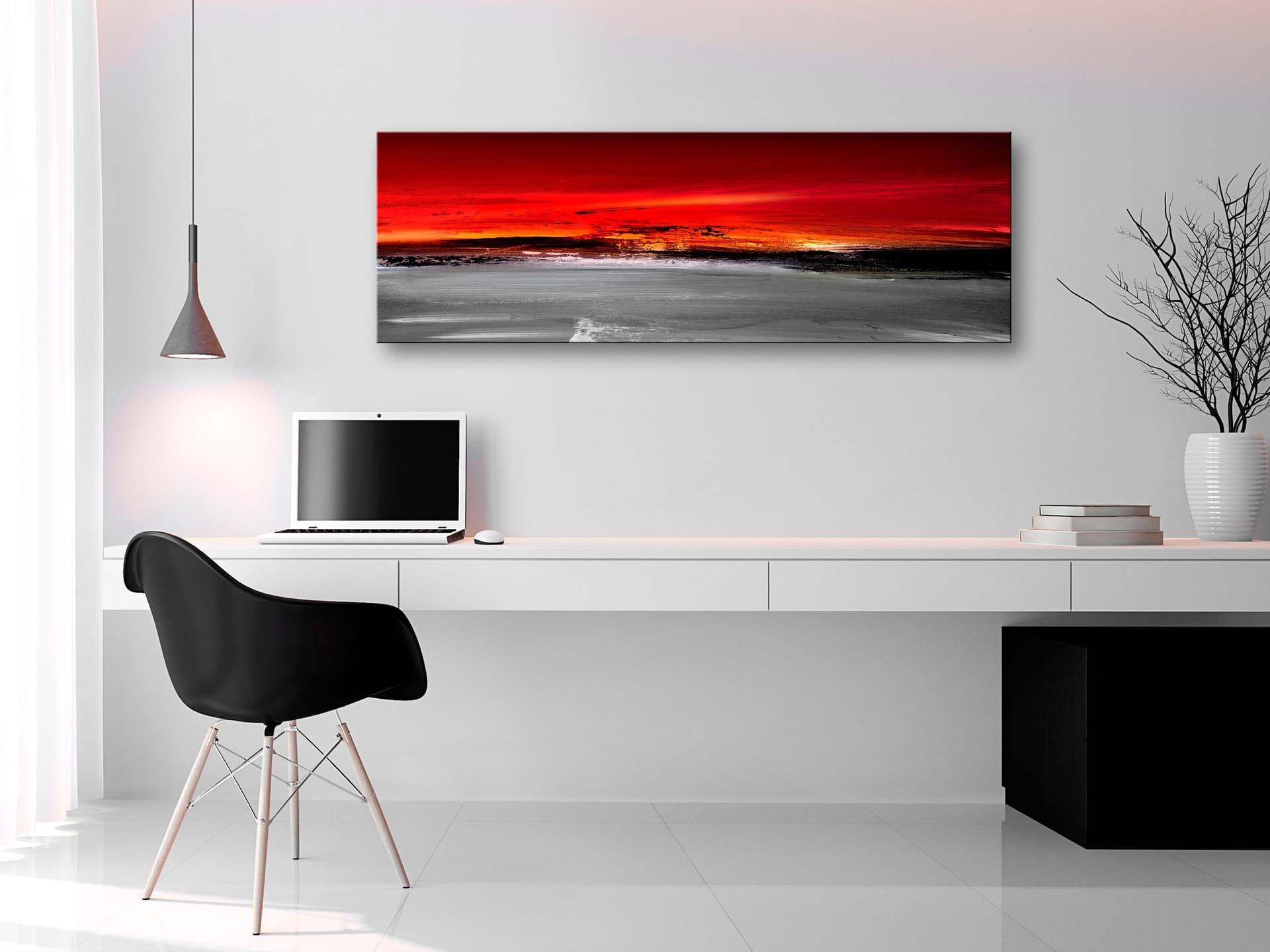 

Obraz - Karmazynowy pejzaż (1-częściowy) wąski (rozmiar 150x50)