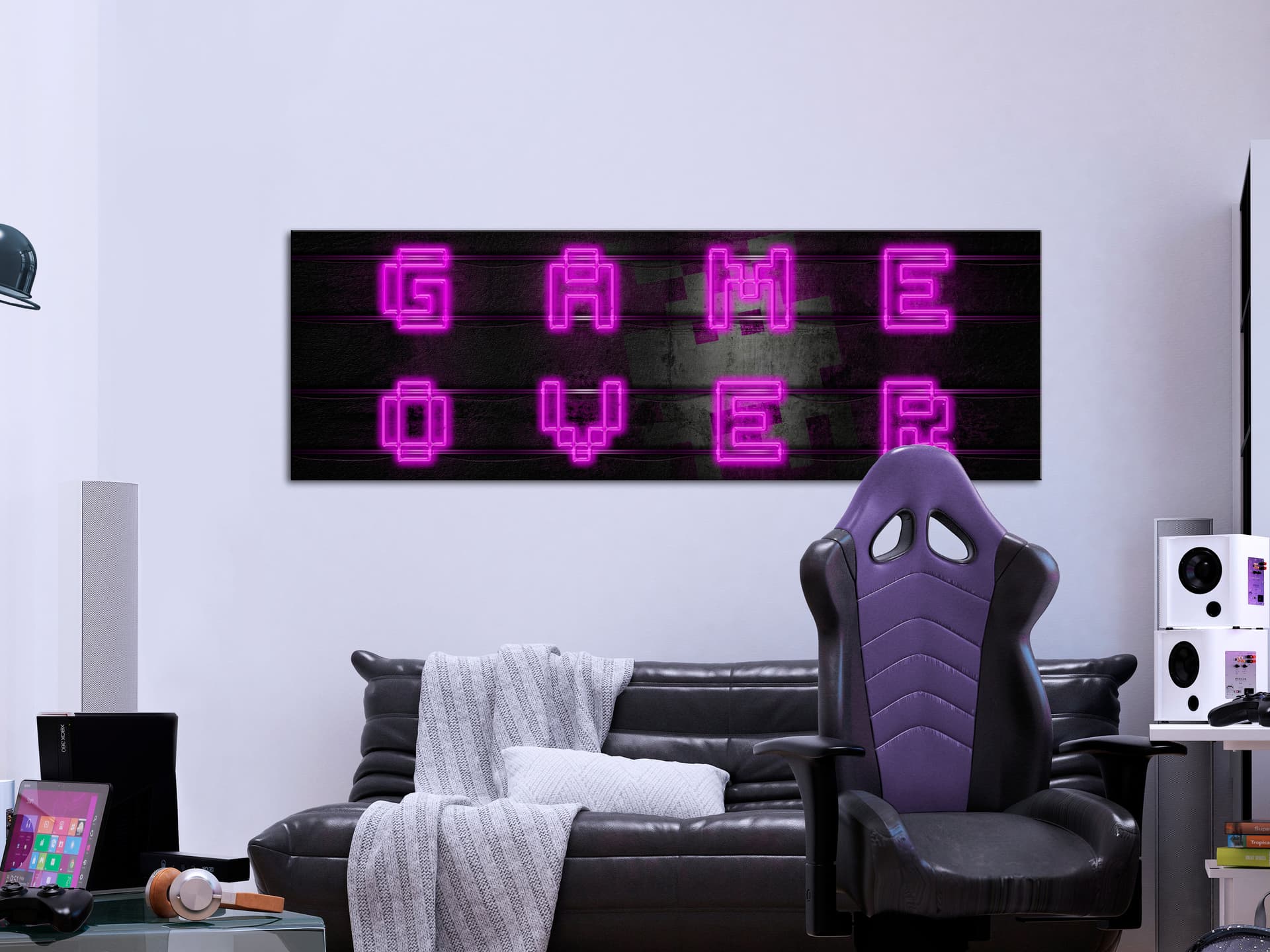 

Obraz - Różowy neon (1-częściowy) wąski (rozmiar 135x45)