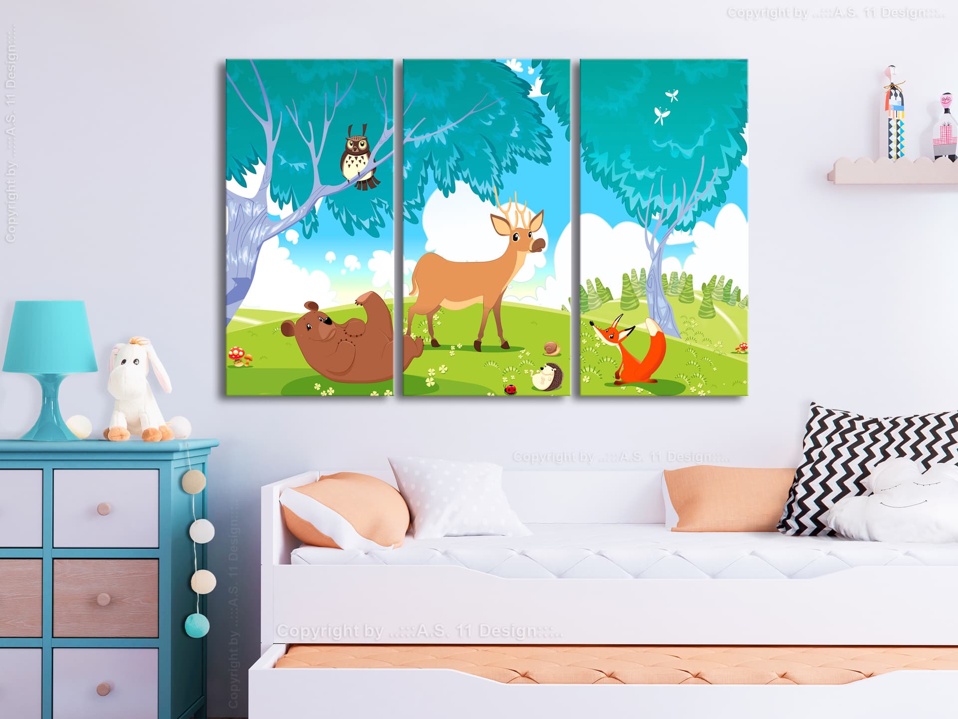 

Obraz - Przyjazne zwierzęta (3-częściowy) (rozmiar 120x80)