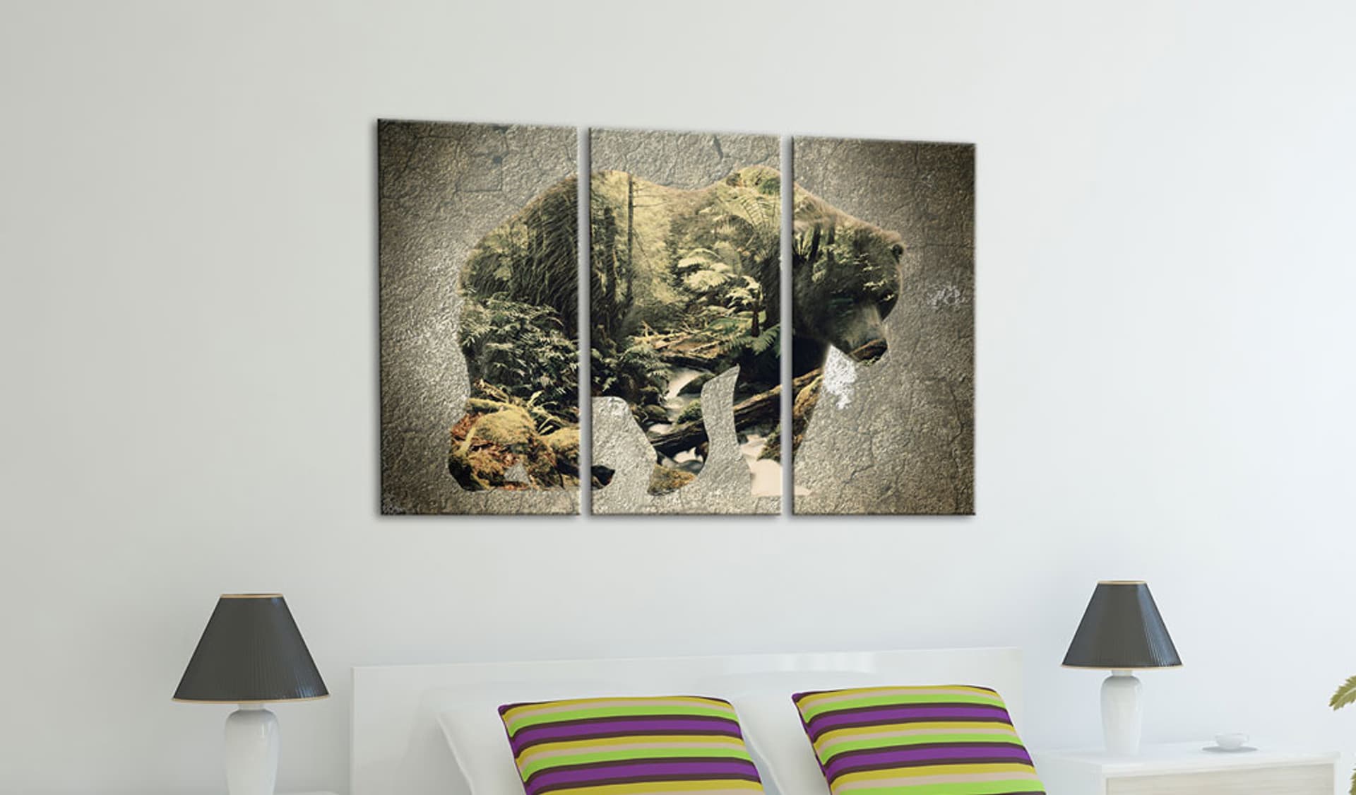 

Obraz - Niedźwiedź w lesie (rozmiar 60x40)