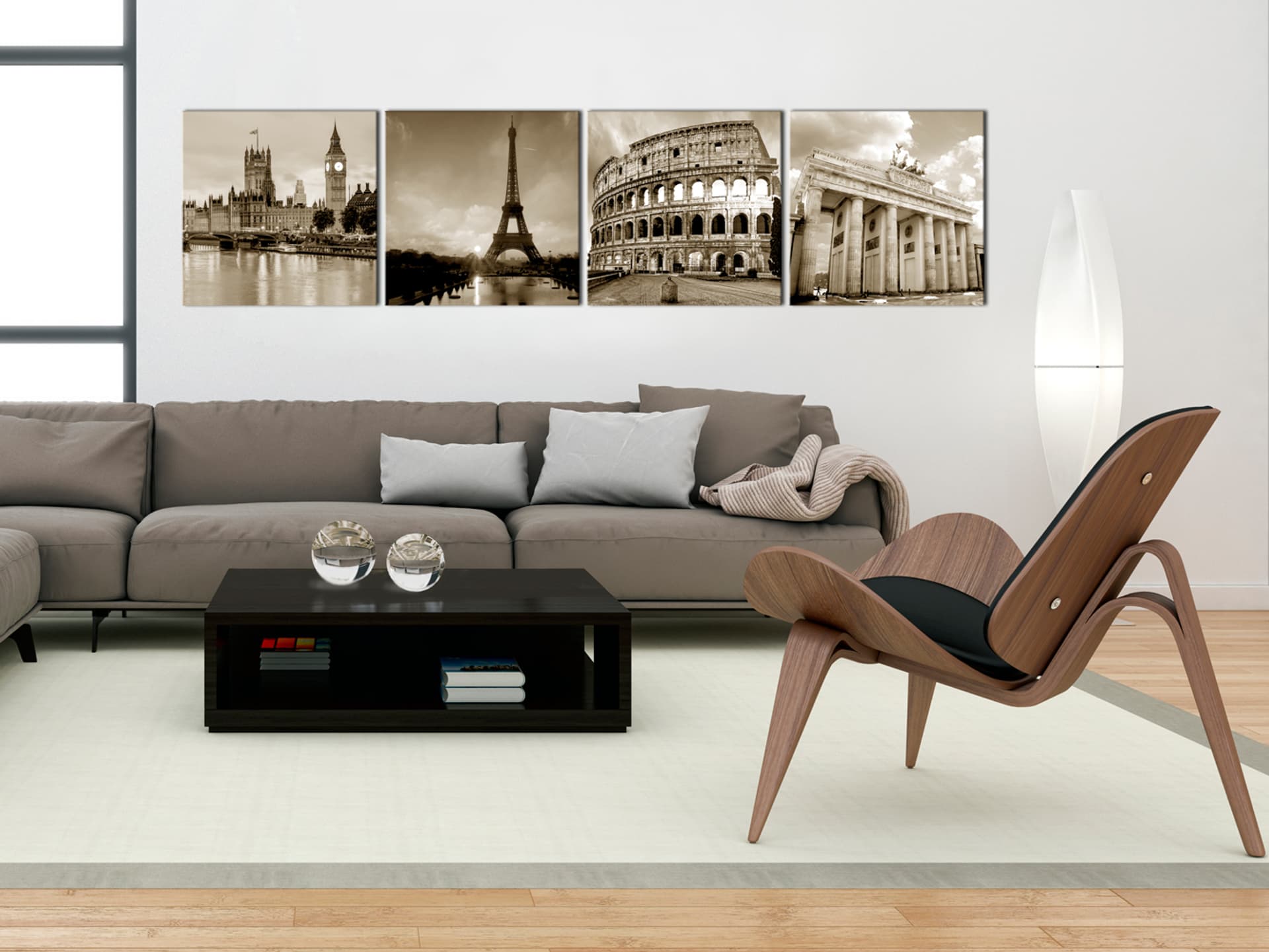 

Obraz - Europejskie stolice (rozmiar 80x80)