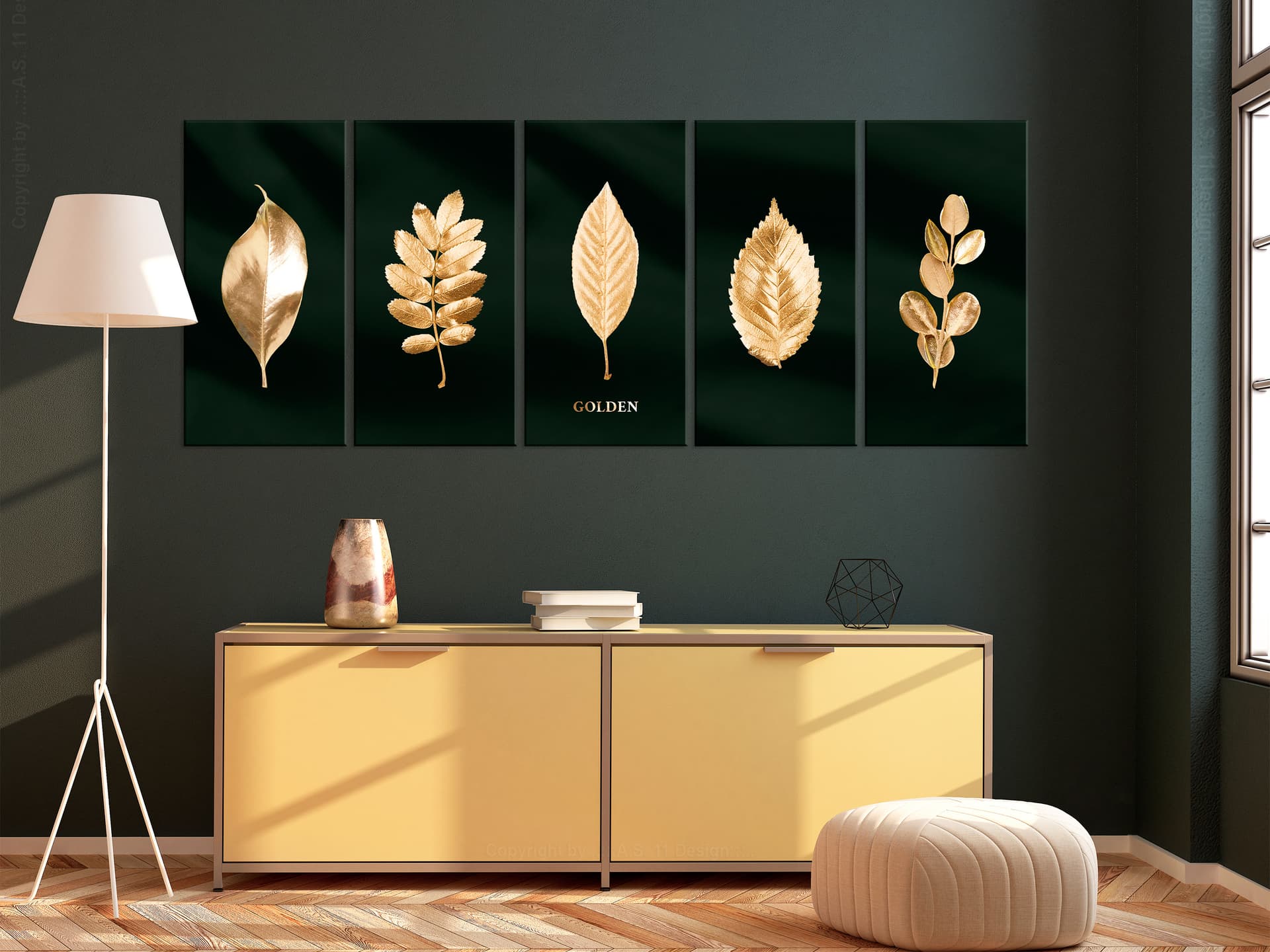 

Obraz - Szlachetna kolekcja (5-częściowy) wąski (rozmiar 200x80)