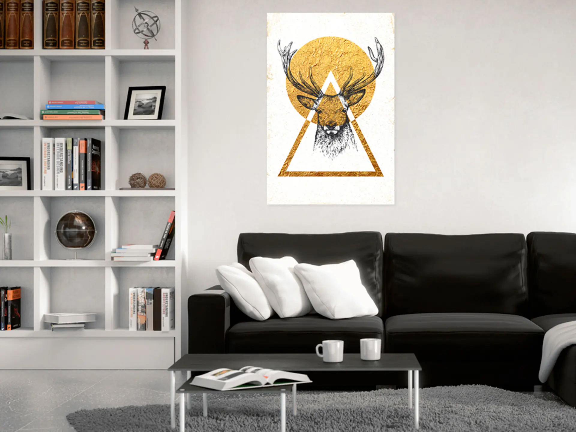 

Obraz - Mój dom: Złoty jeleń (rozmiar 40x60)
