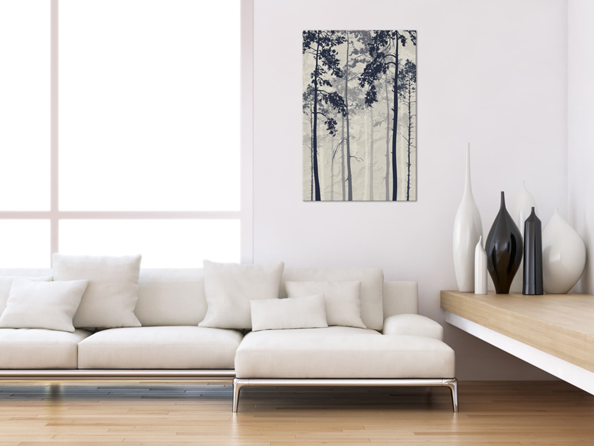 

Obraz - Las we mgle (rozmiar 40x60)