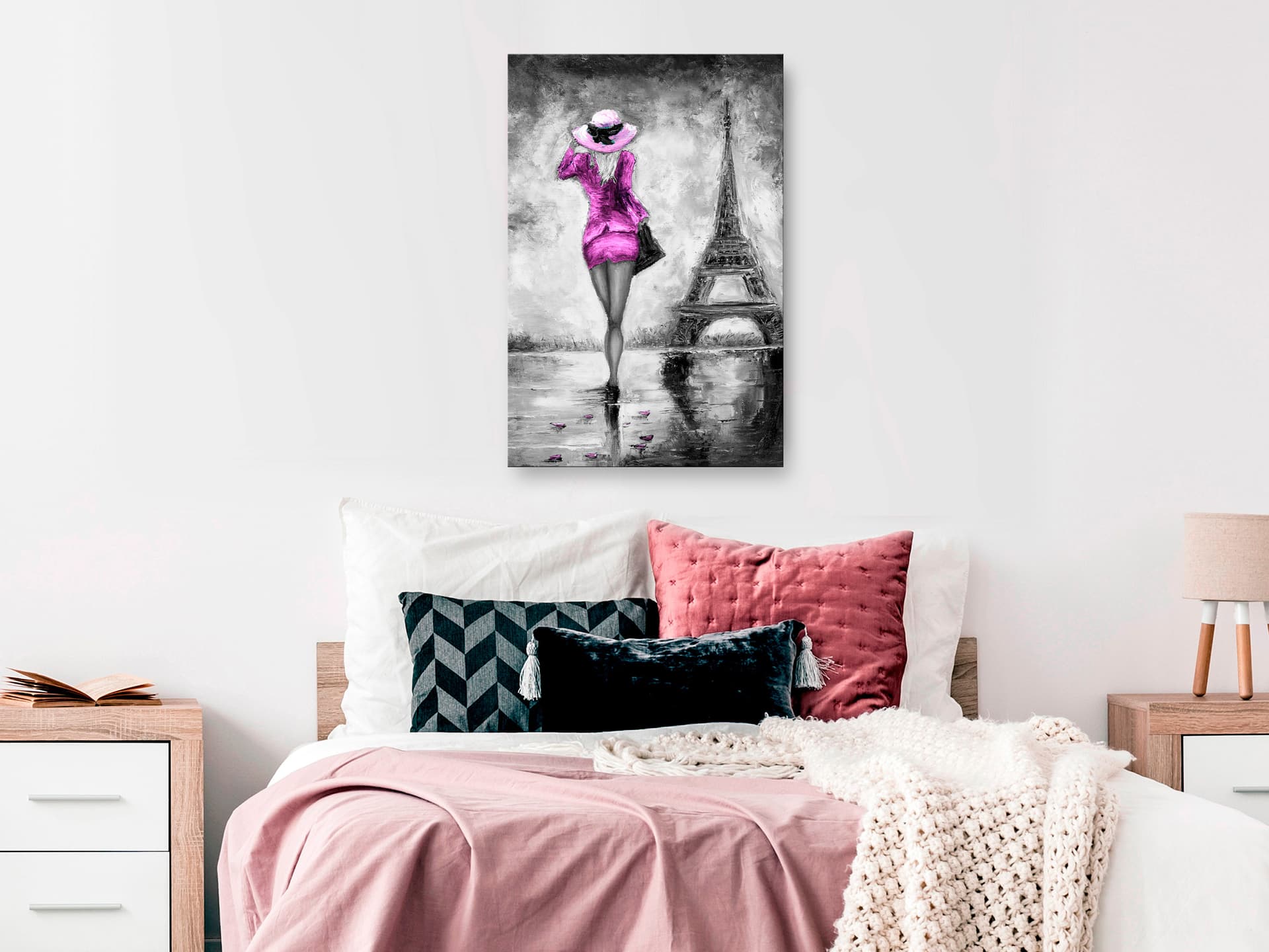 

Obraz - Paryska kobieta (1-częściowy) pionowy różowy (rozmiar 80x120)
