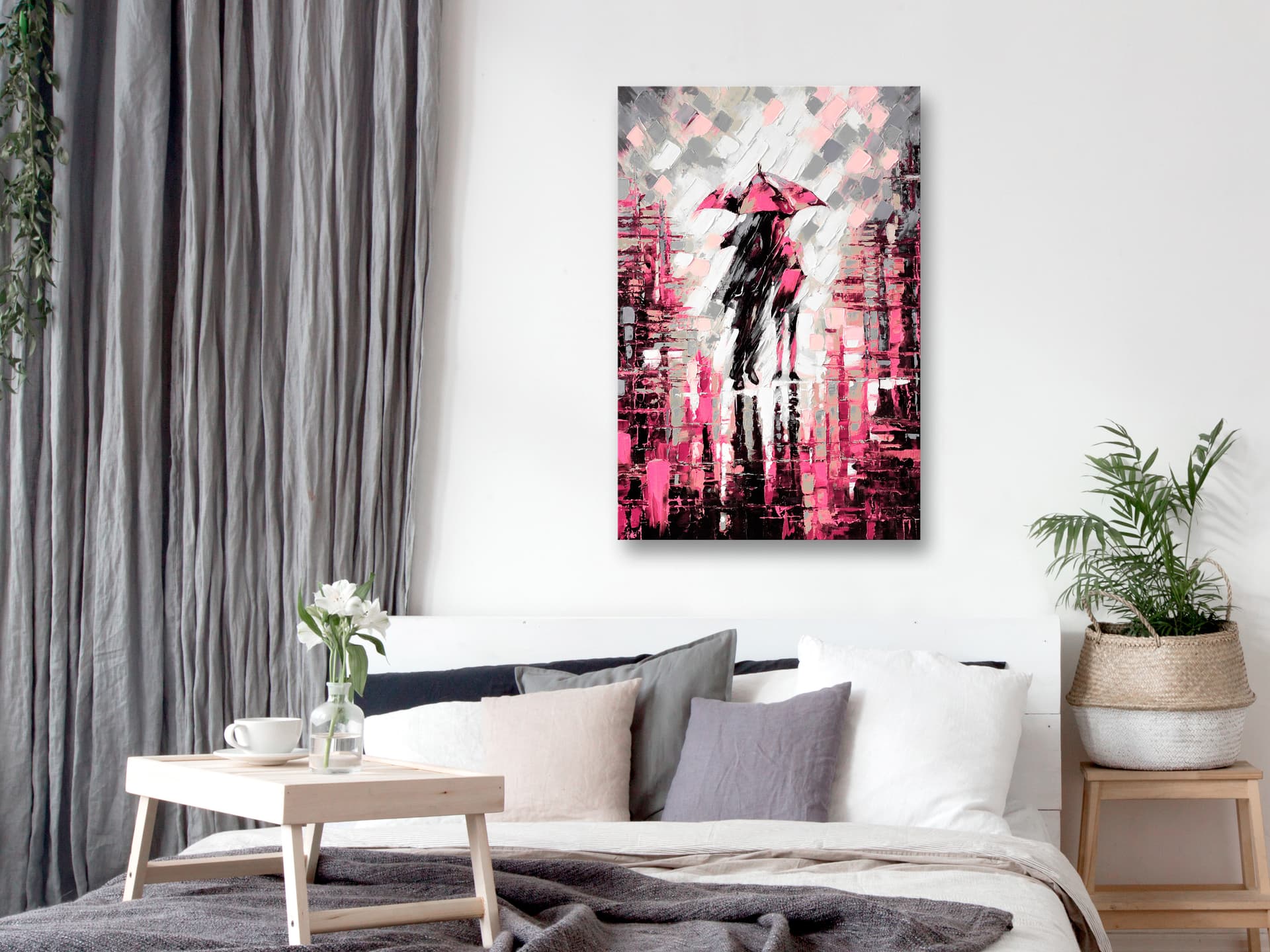 

Obraz - Zakochani w kolorze (1-częściowy) pionowy różowy (rozmiar 40x60)