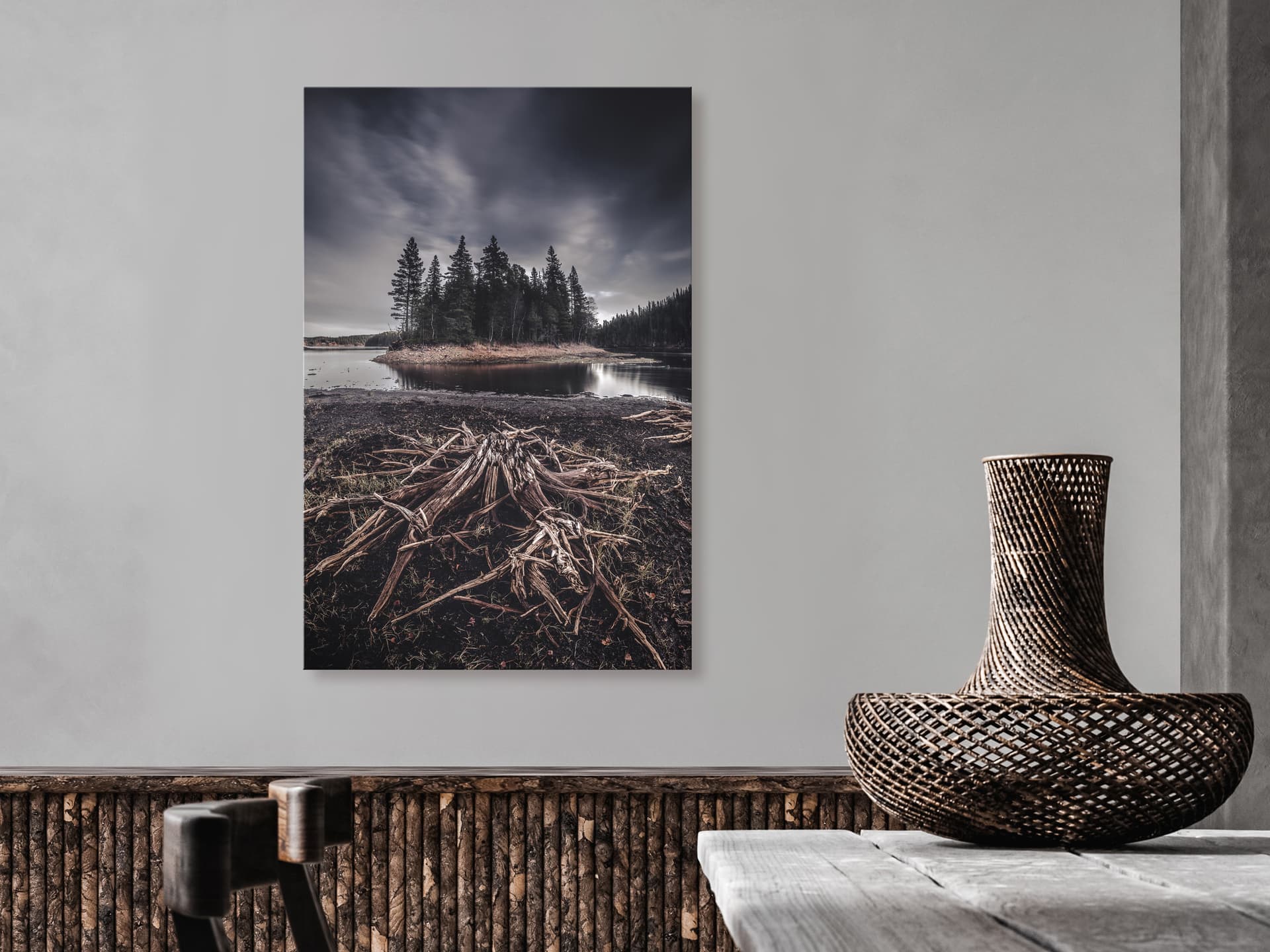 

Obraz - Zalesiona wyspa (1-częściowy) pionowy (rozmiar 80x120)