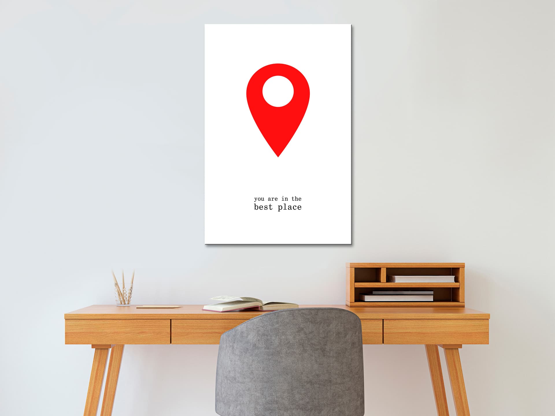 

Obraz - You are in the best place (1-częściowy) pionowy (rozmiar 60x90)