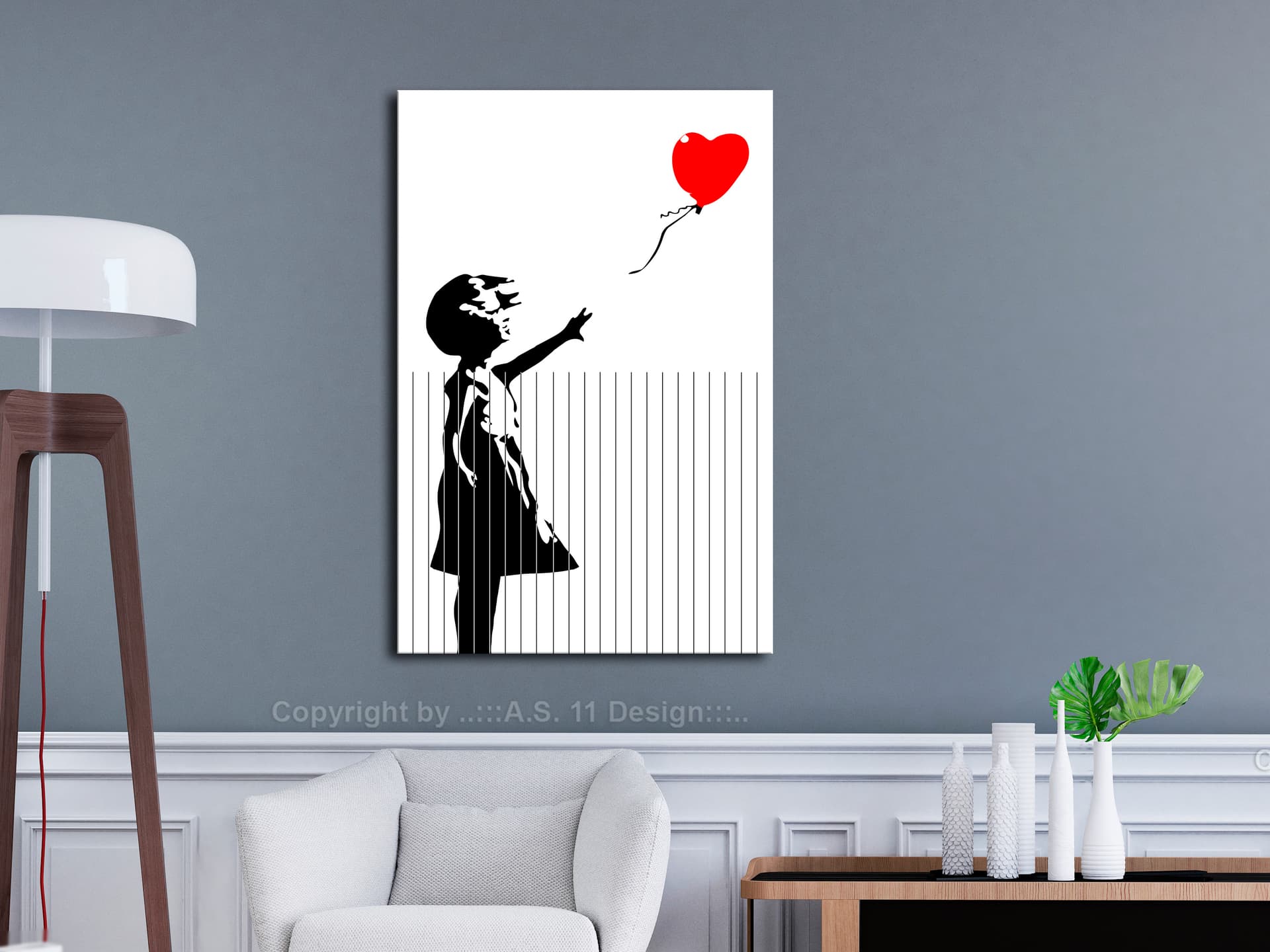 

Obraz - Pocięty Banksy (1-częściowy) pionowy (rozmiar 40x60)