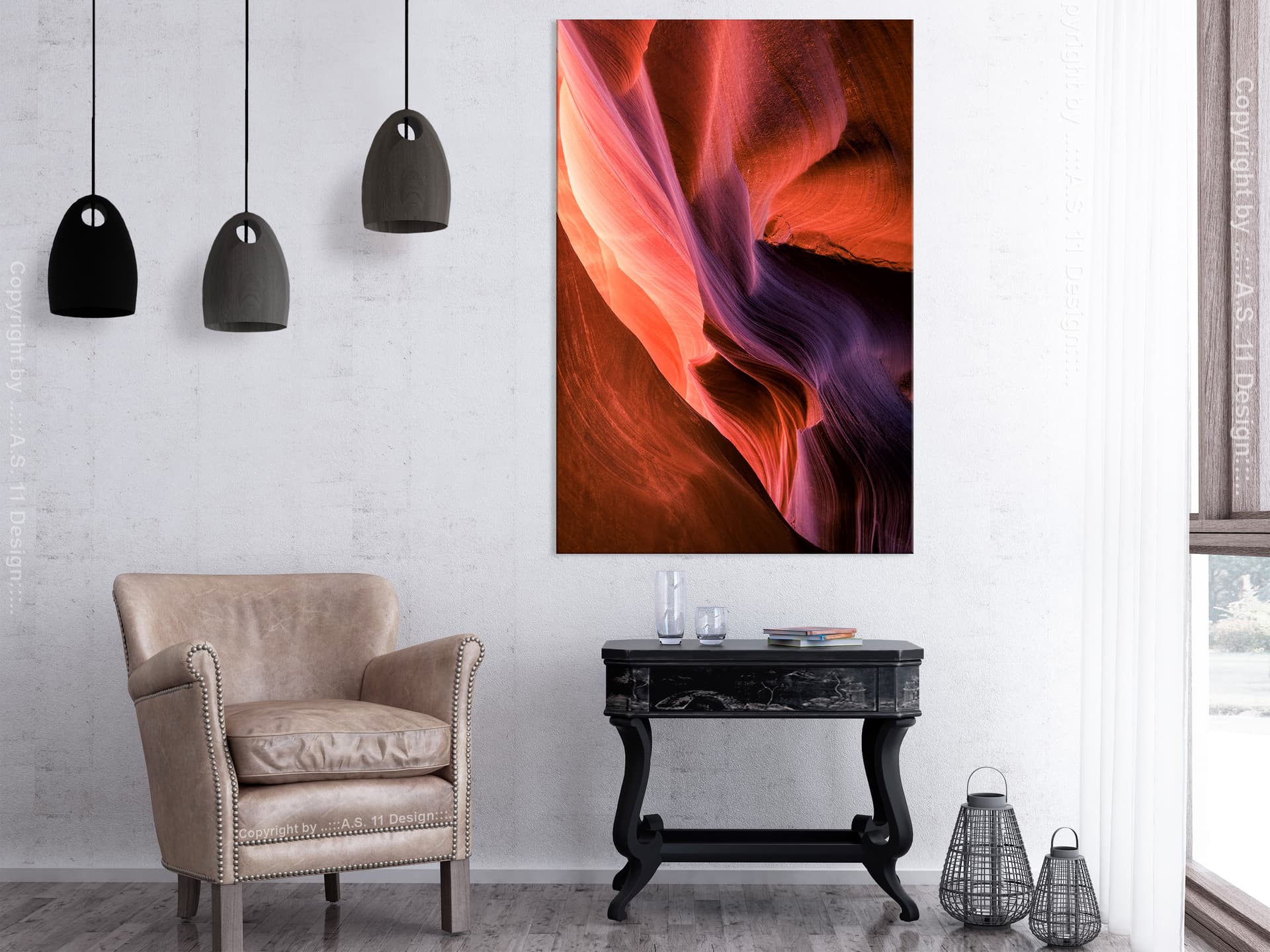 

Obraz - Wnętrze kanionu (1-częściowy) pionowy (rozmiar 40x60)