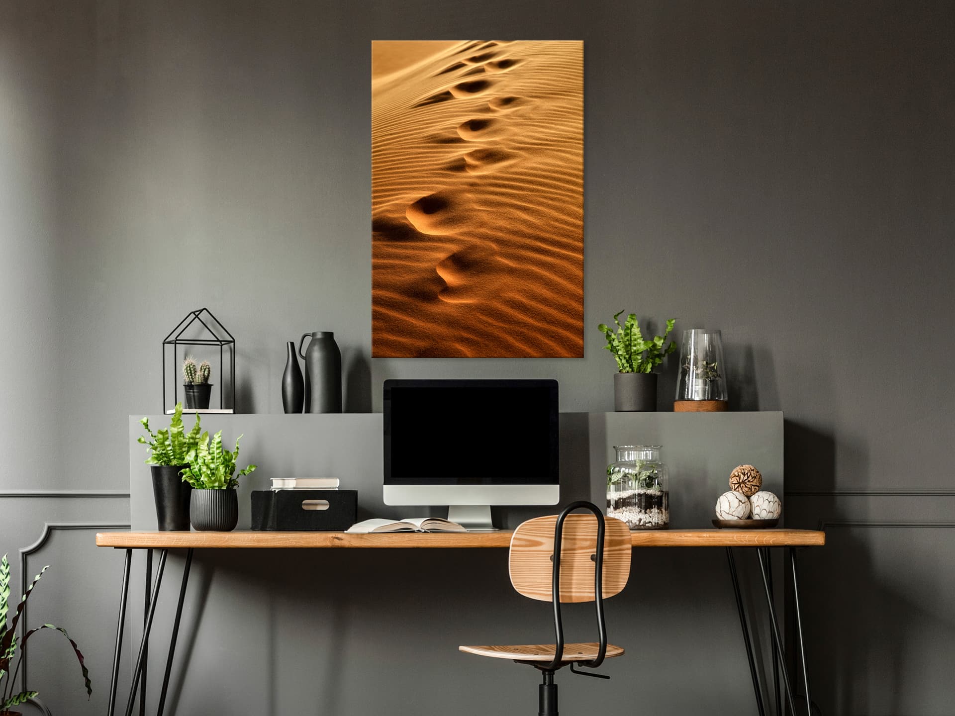 

Obraz - Ślady na piasku (1-częściowy) pionowy (rozmiar 40x60)