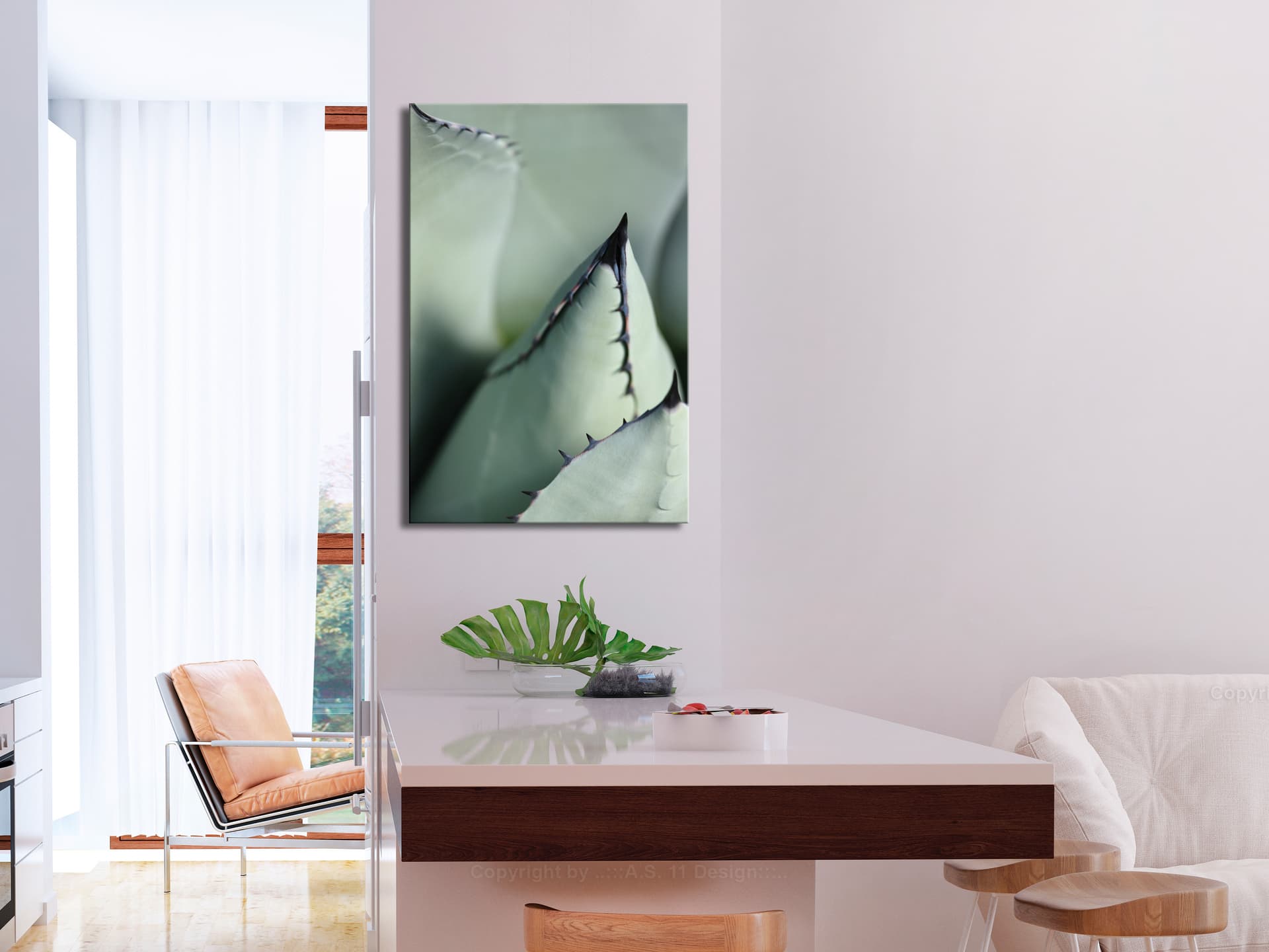 

Obraz - Zielone kolce (1-częściowy) pionowy (rozmiar 60x90)