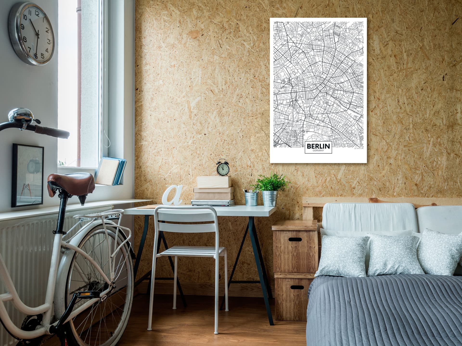 

Obraz - Mapa Berlina (1-częściowy) pionowy (rozmiar 80x120)