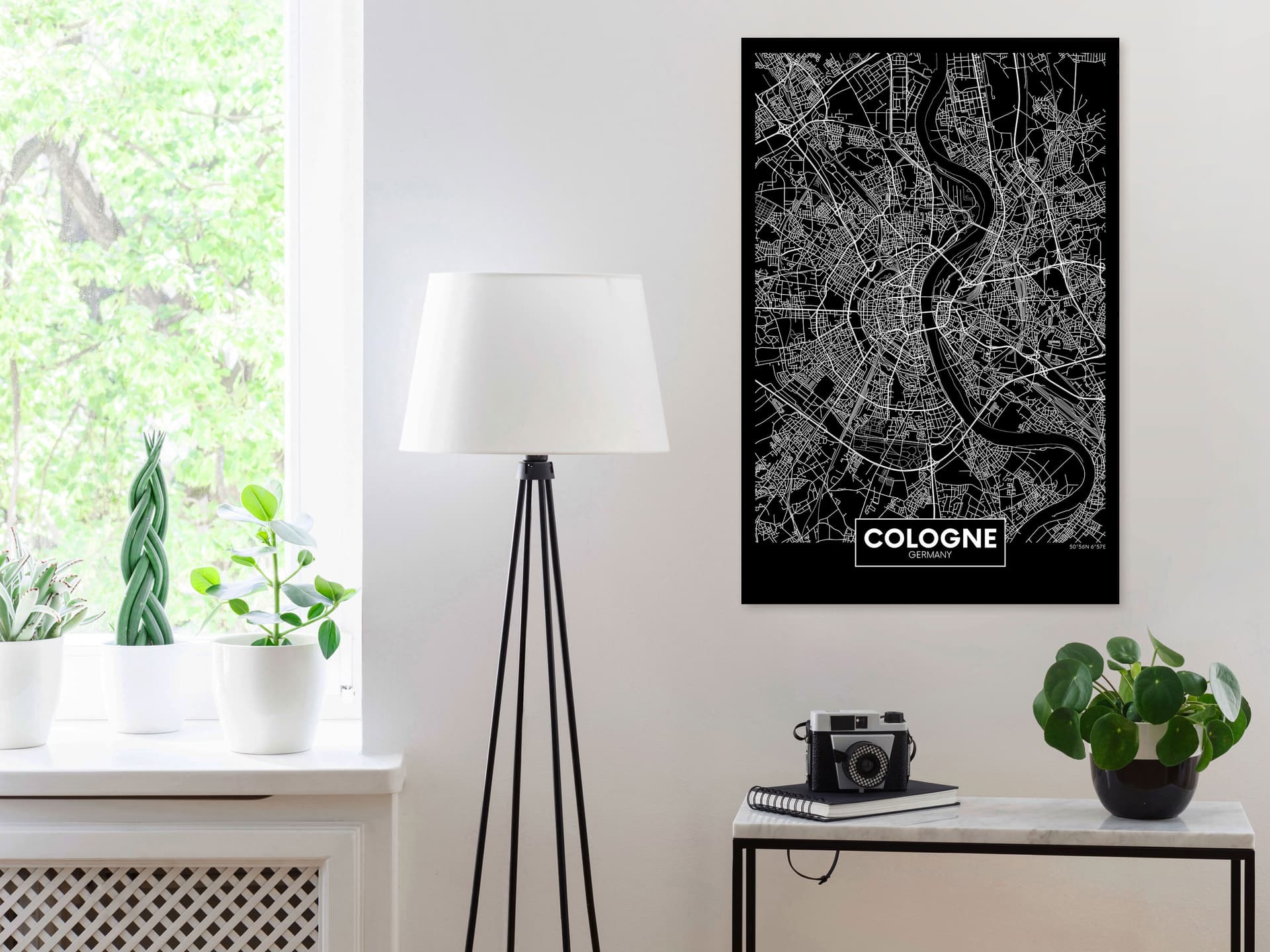 

Obraz - Ciemna mapa Kolonii (1-częściowy) pionowy (rozmiar 80x120)