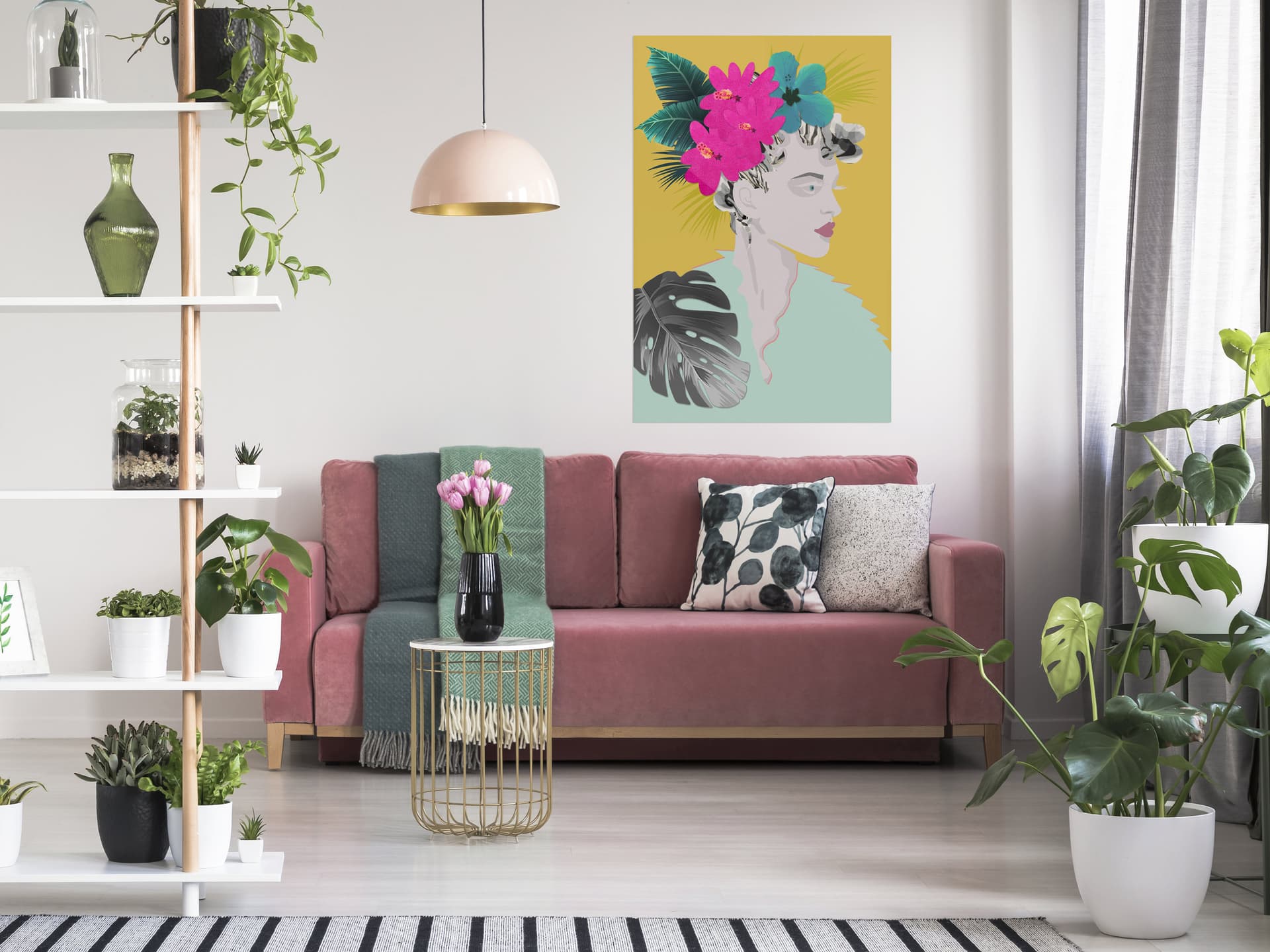 

Obraz - Kwiaty we włosach (1-częściowy) pionowy (rozmiar 80x120)