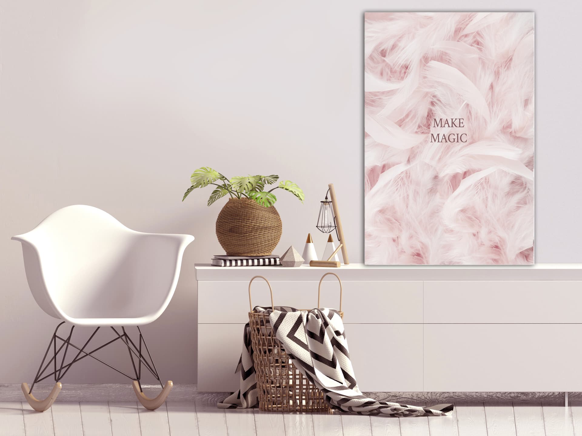 

Obraz - Różowe pióra (1-częściowy) pionowy (rozmiar 60x90)