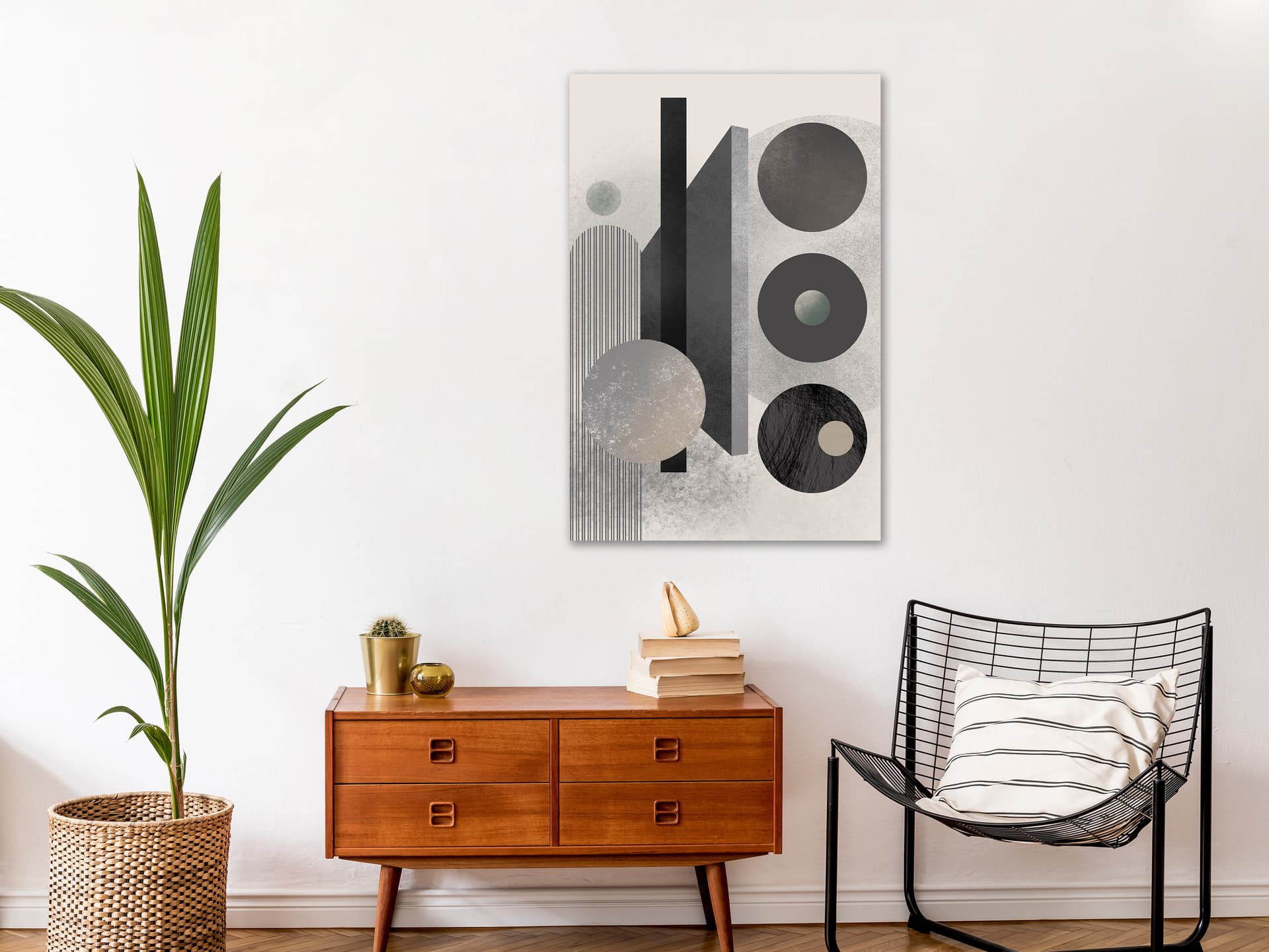 

Obraz - Geometryczny ład (1-częściowy) pionowy (rozmiar 40x60)