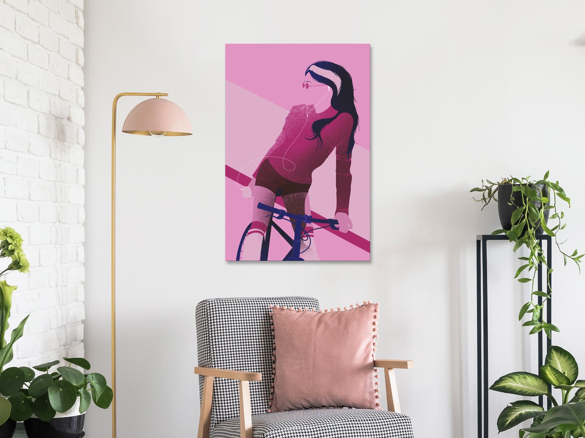 

Obraz - Kobieta na rowerze (1-częściowy) pionowy (rozmiar 40x60)