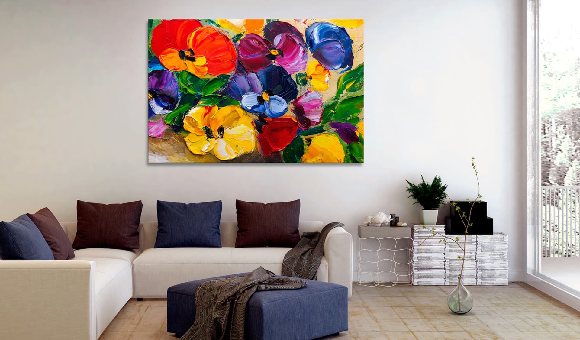 

Obraz - Wiosenne bratki (rozmiar 60x40)