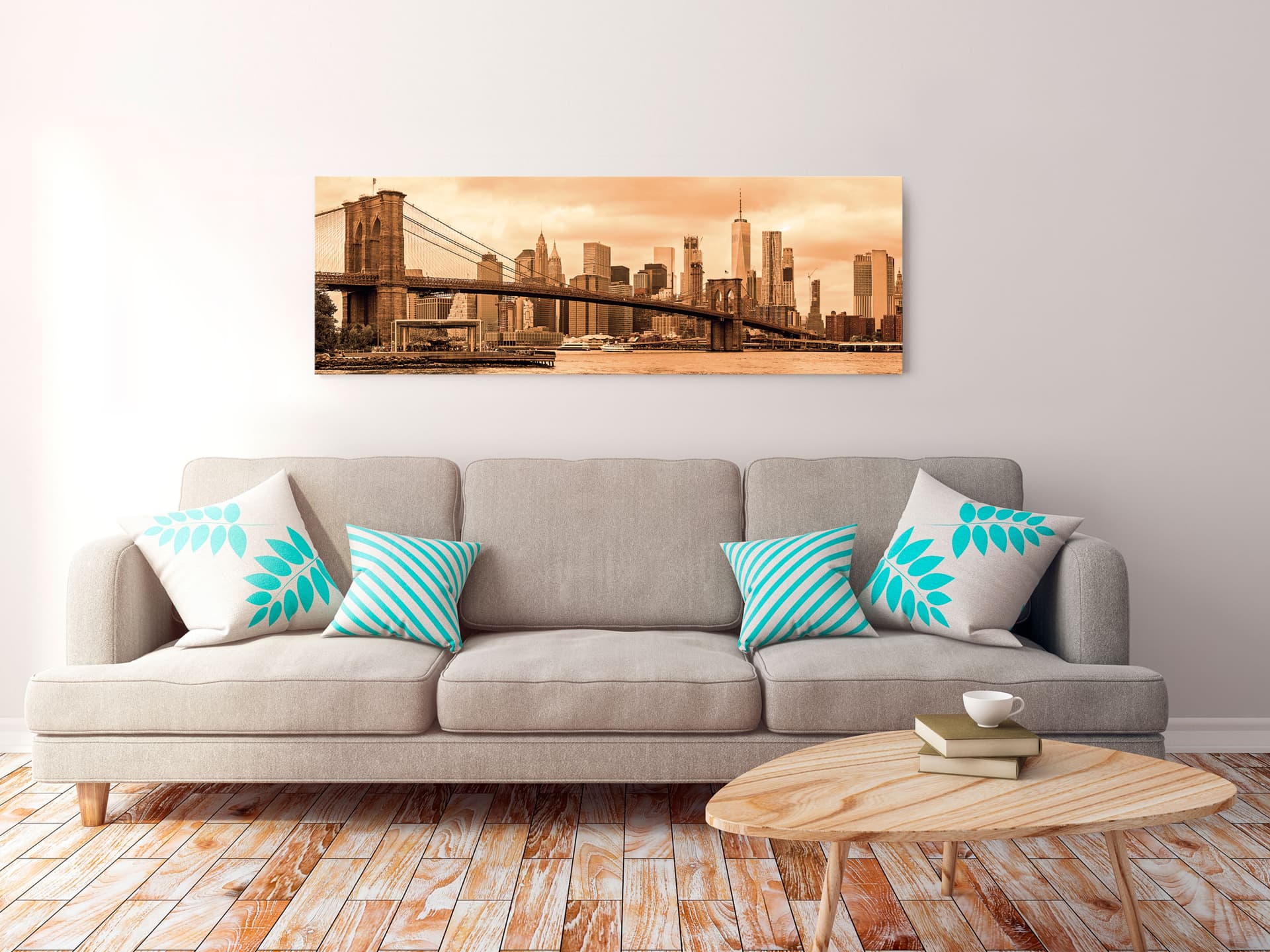 

Obraz - Droga na Manhattan (1-częściowy) wąski sepia (rozmiar 120x40)