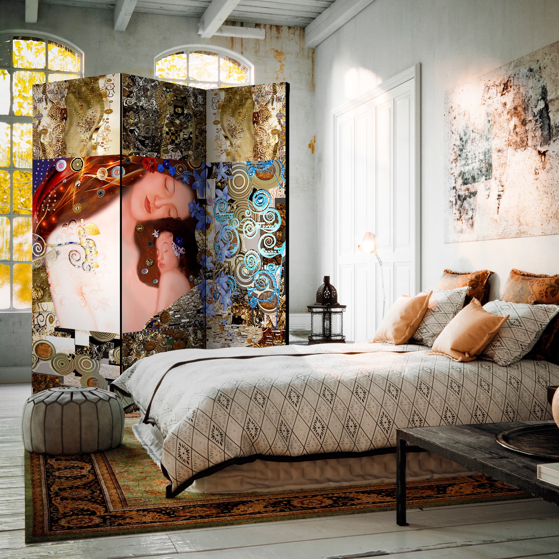 

Parawan 3-częściowy - Matczyny uścisk [Room Dividers] (rozmiar 135x172)