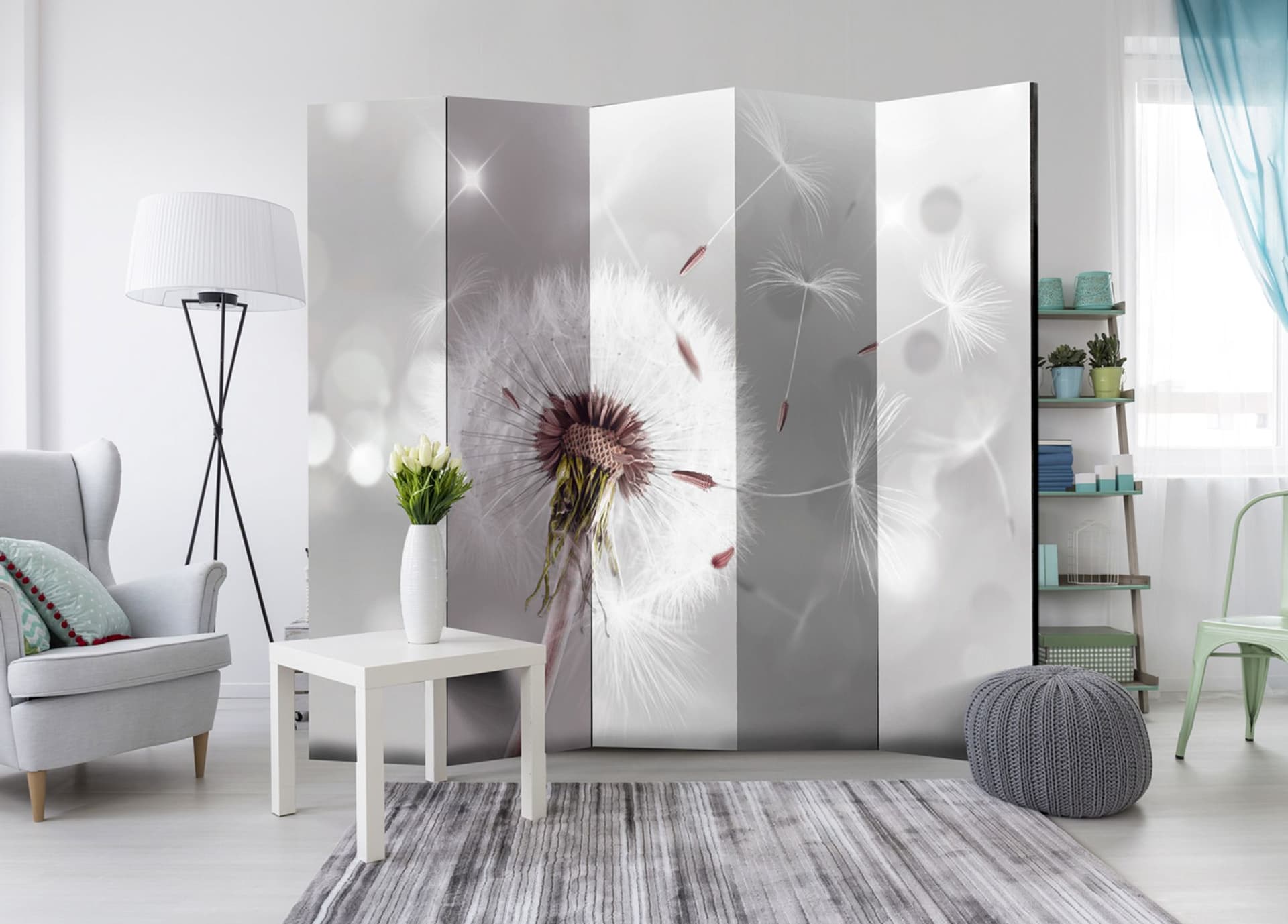 

Parawan 5-częściowy - Uchwycić to co ulotne II [Room Dividers] (rozmiar 225x172)