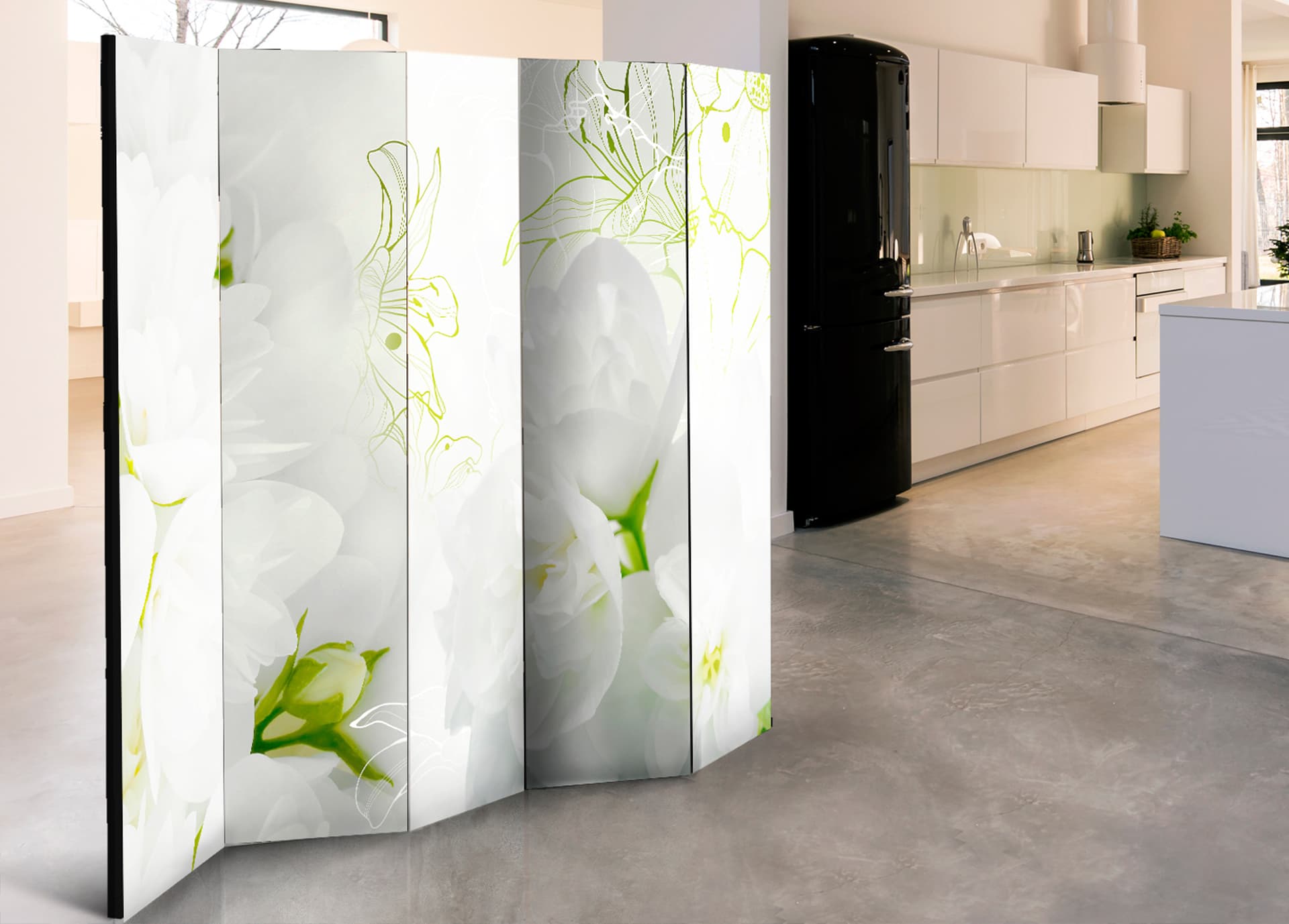 

Parawan 5-częściowy - Jaśmin II [Room Dividers] (rozmiar 225x172)