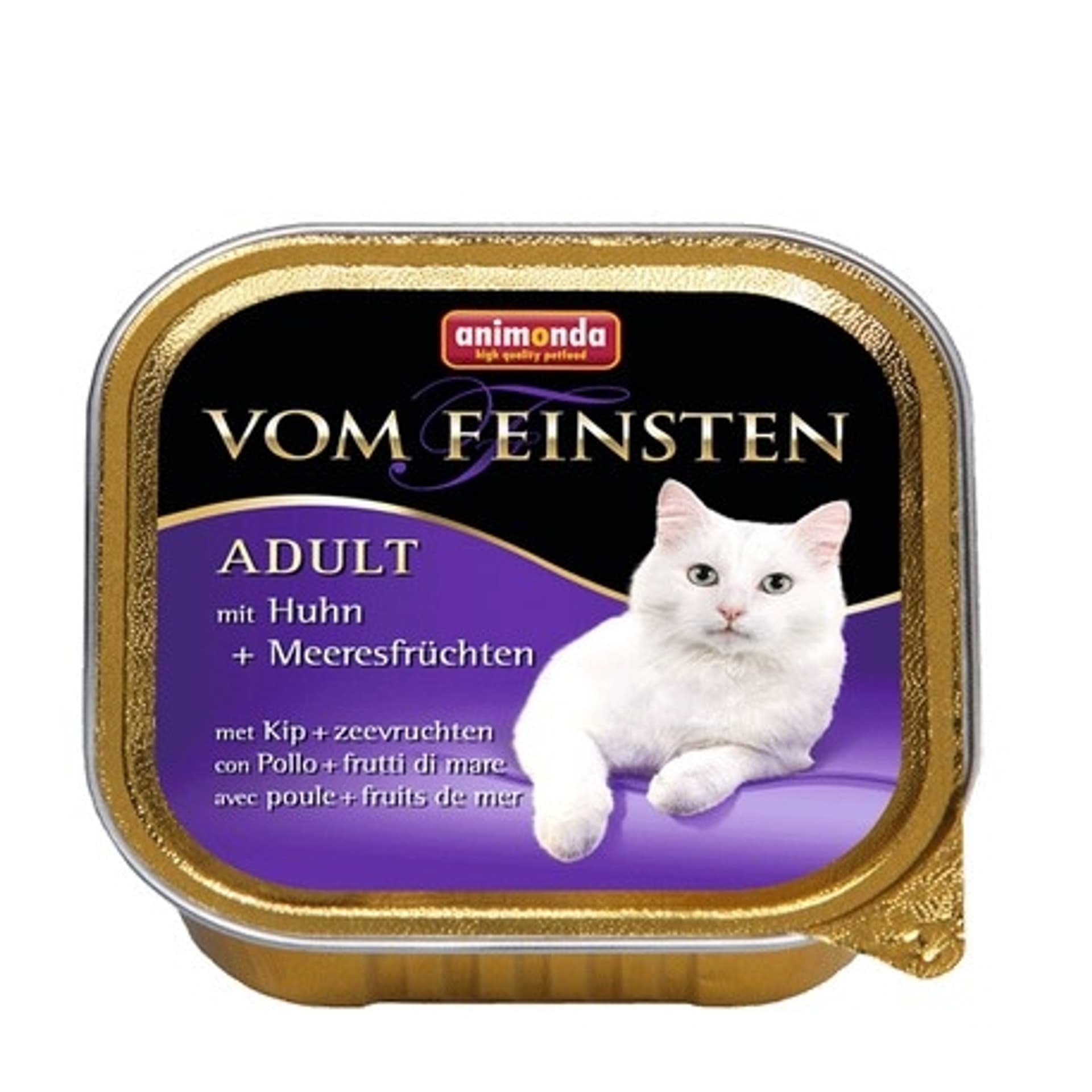 

ANIMONDA Vom Feinsten Adult szalka z kurczakiem i owocami morza 100g