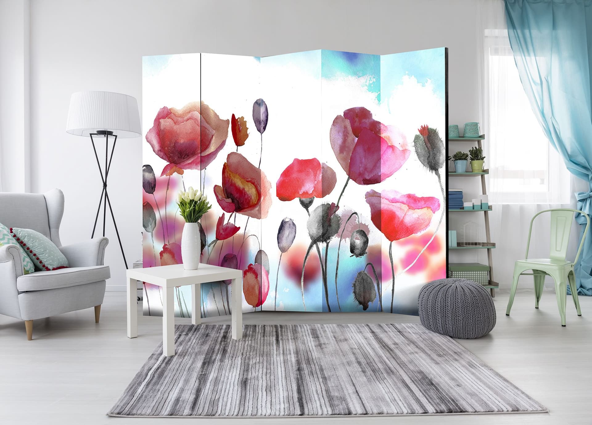 

Parawan 5-częściowy - Kołysane wiatrem II [Room Dividers] (rozmiar 225x172)