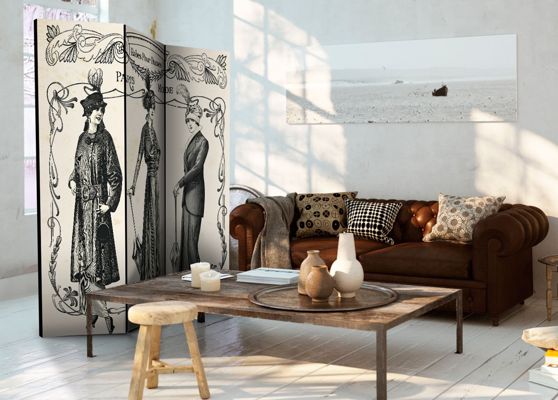 

Parawan 3-częściowy - Dress 1914 [Room Dividers] (rozmiar 135x172)