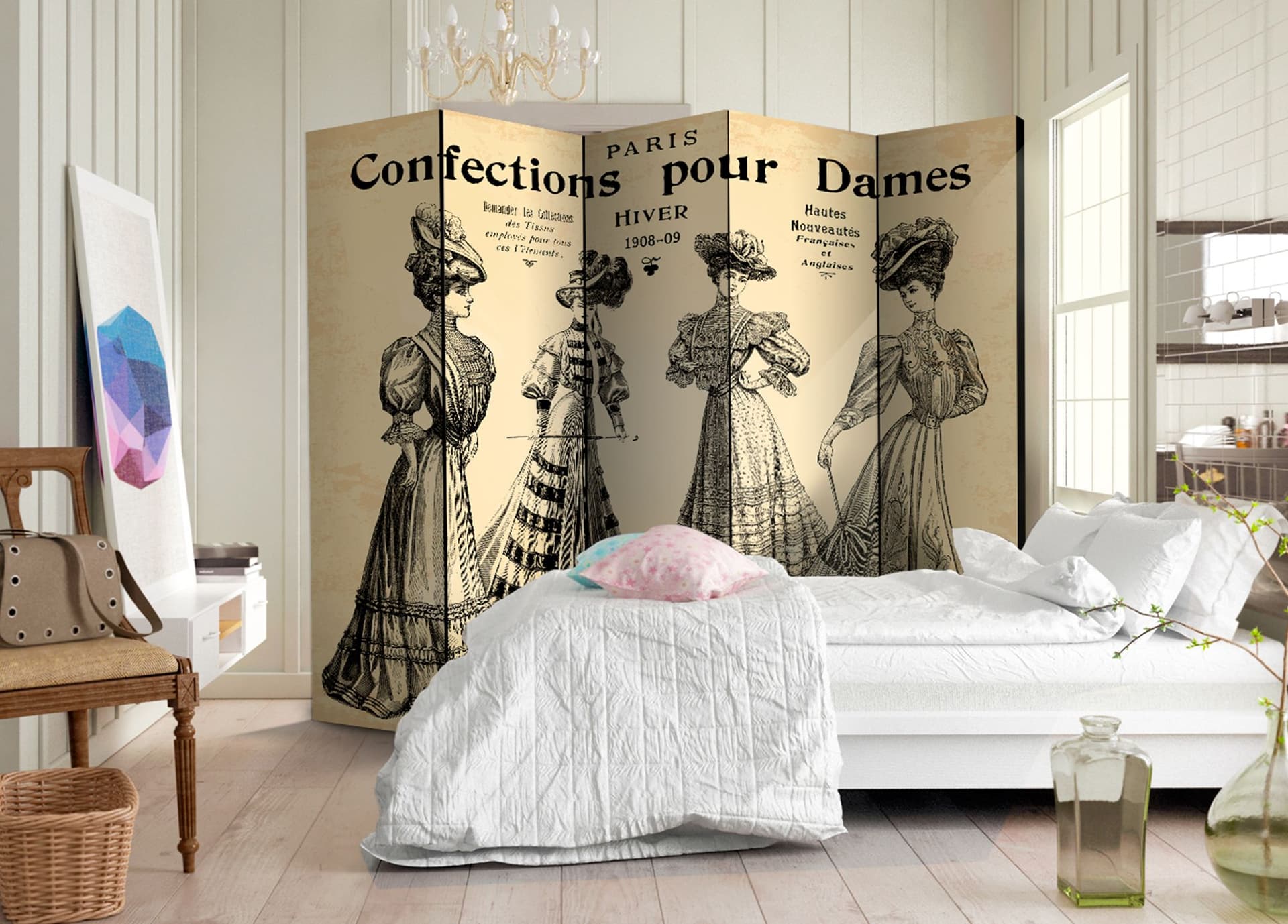 

Parawan 5-częściowy - Confections pour Dames II [Room Dividers] (rozmiar 225x172)