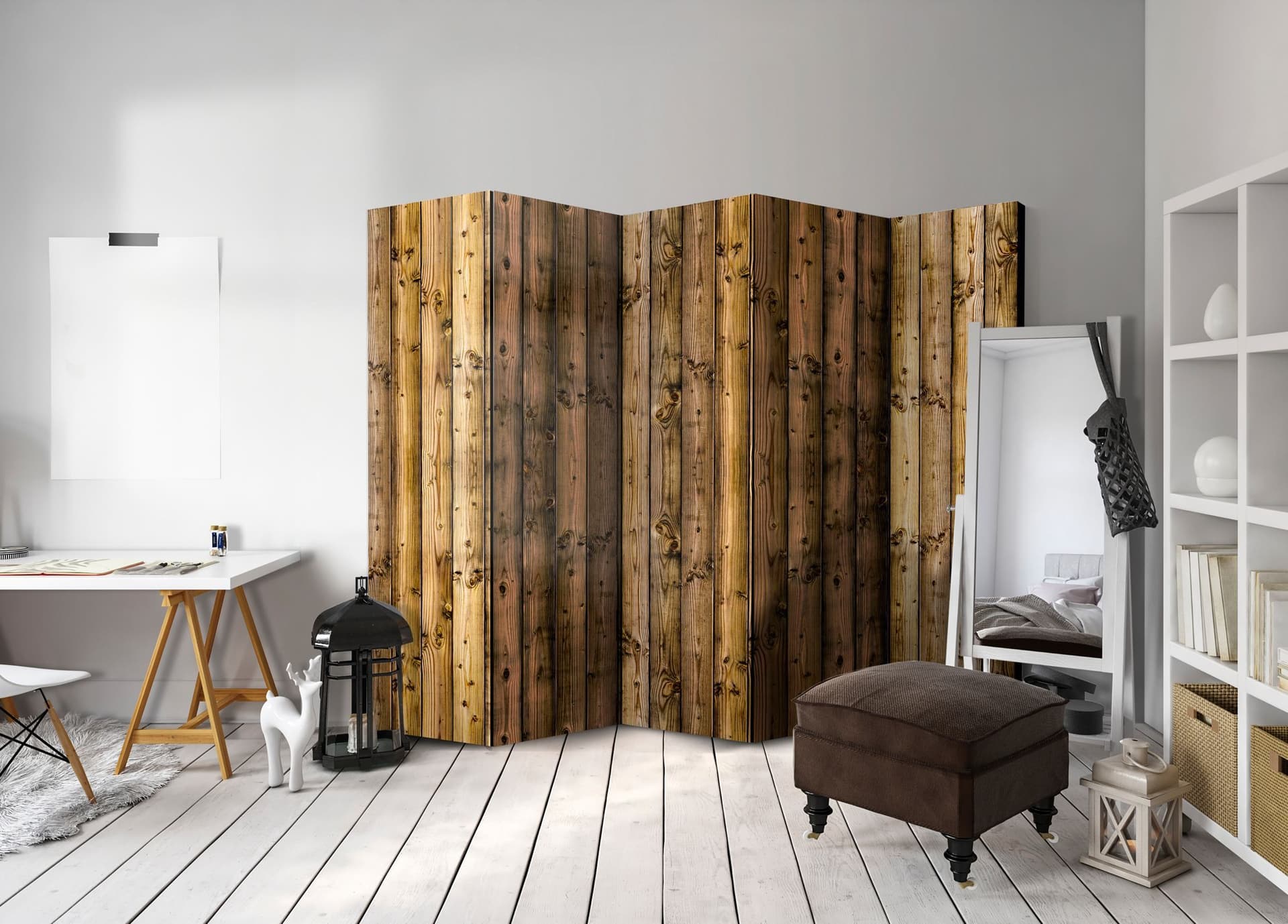 

Parawan 5-częściowy - Wiejska chata II [Room Dividers] (rozmiar 225x172)