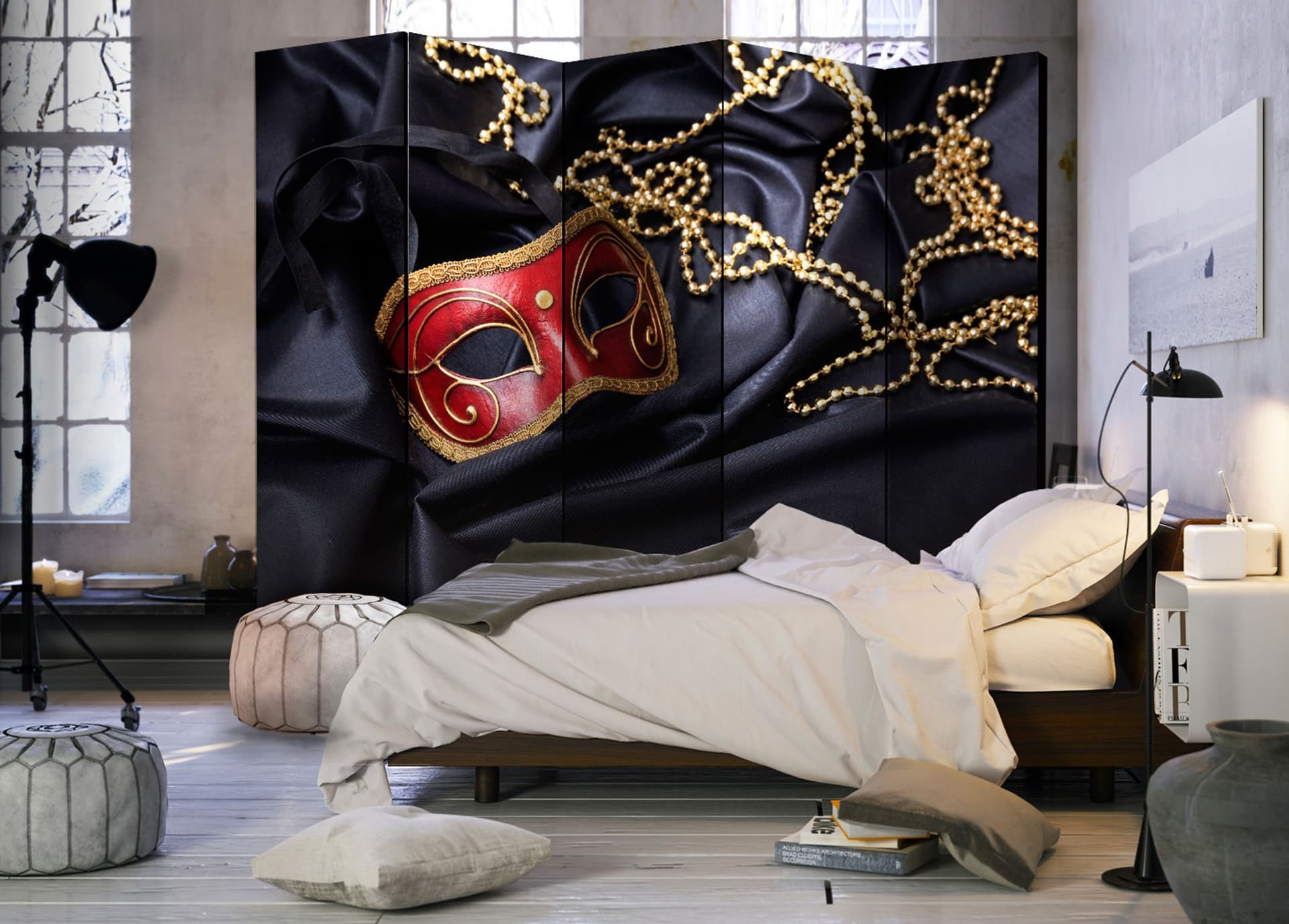 

Parawan 5-częściowy - Karnawał II [Room Dividers] (rozmiar 225x172)