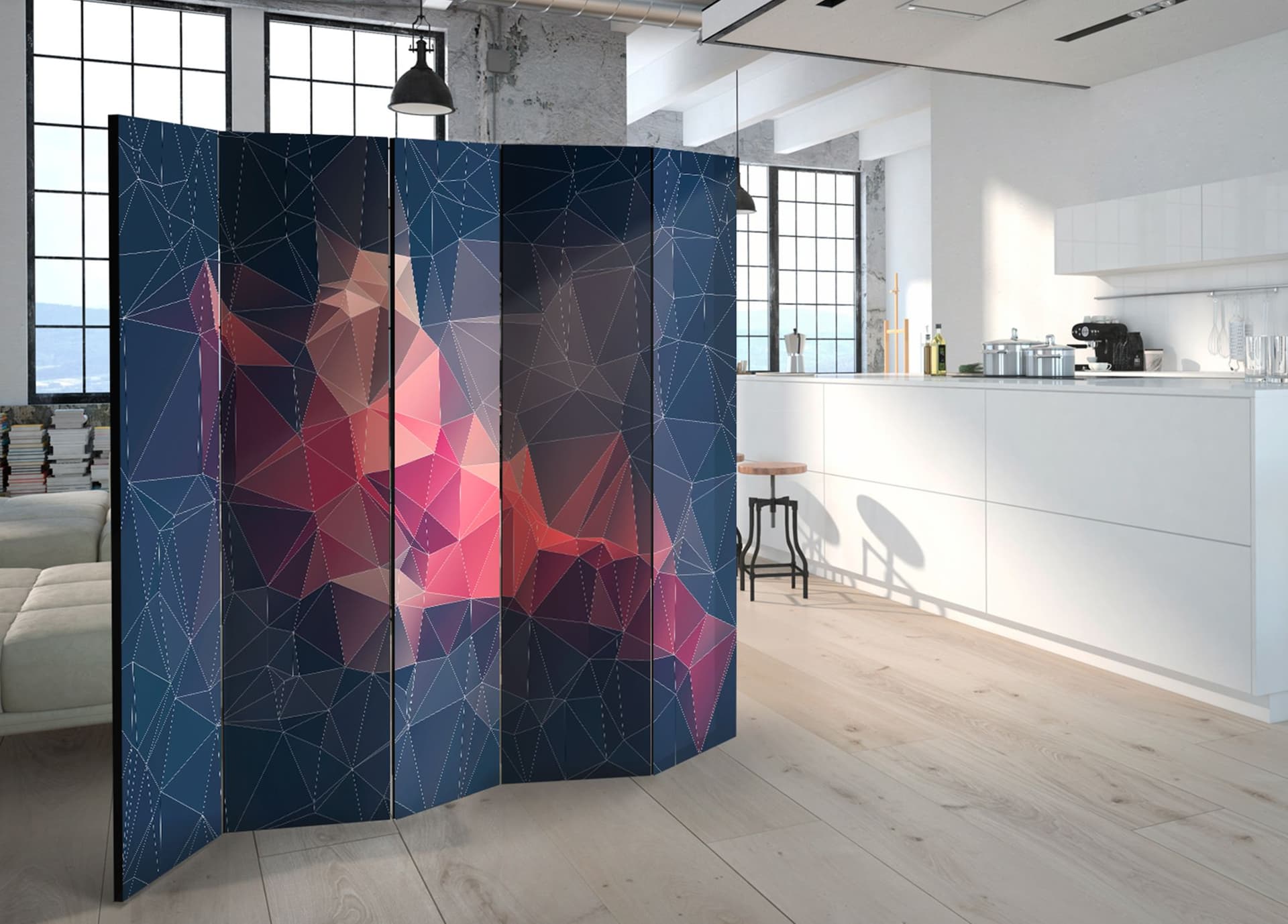 

Parawan 5-częściowy - Abstrakcyjny ptak II [Room Dividers] (rozmiar 225x172)
