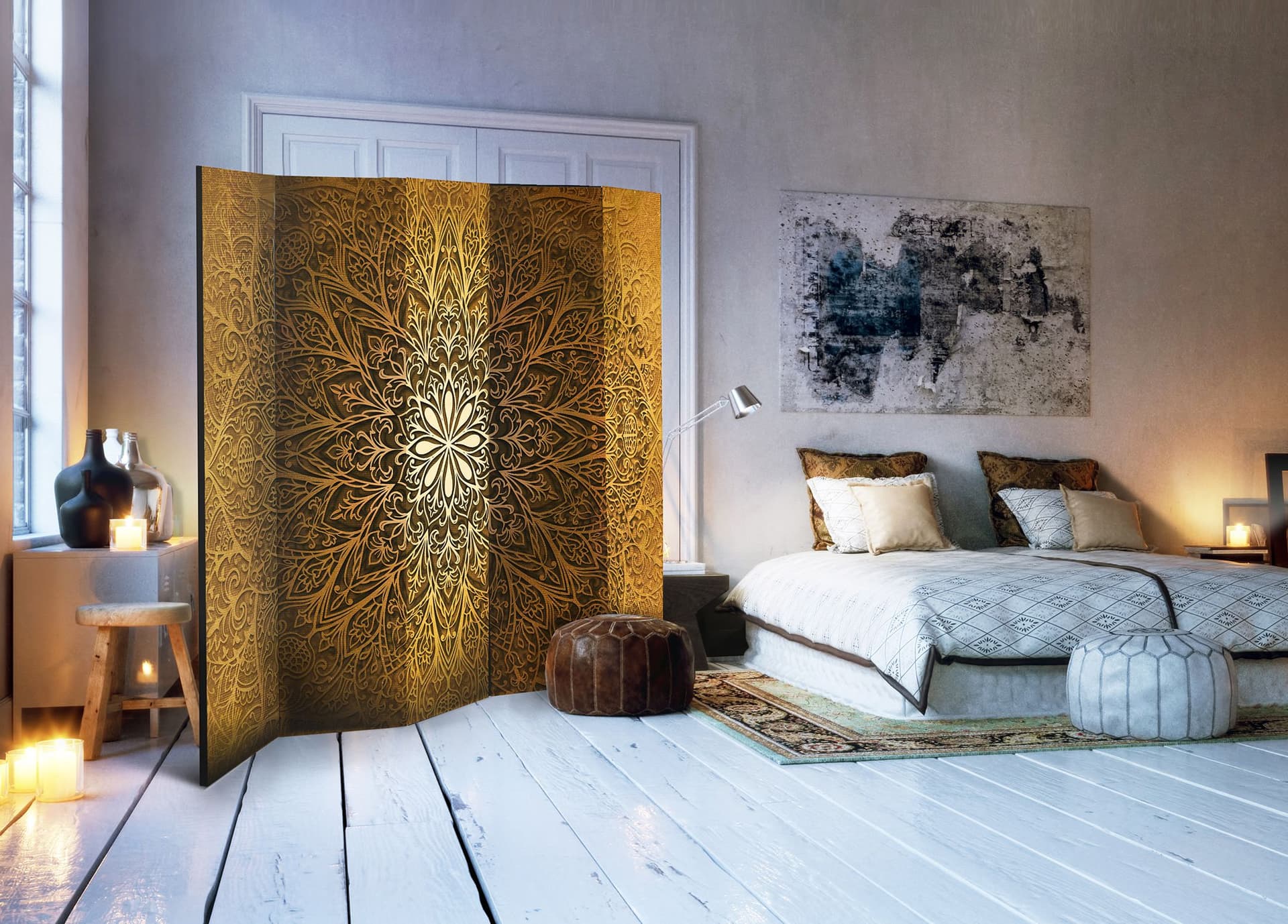 

Parawan 5-częściowy - Święty krąg II [Room Dividers] (rozmiar 225x172)