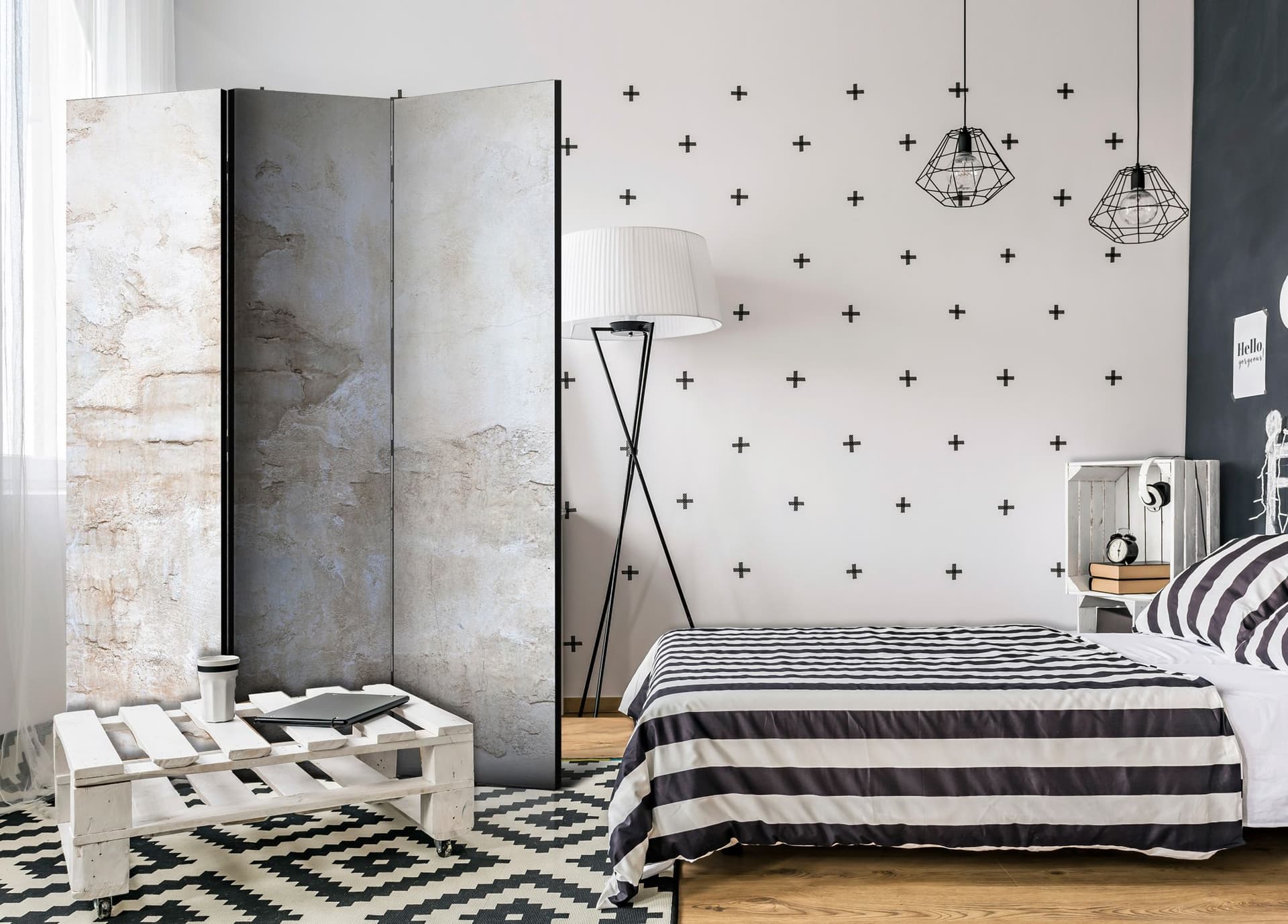 

Parawan 3-częściowy - Kamienna historia [Room Dividers] (rozmiar 135x172)