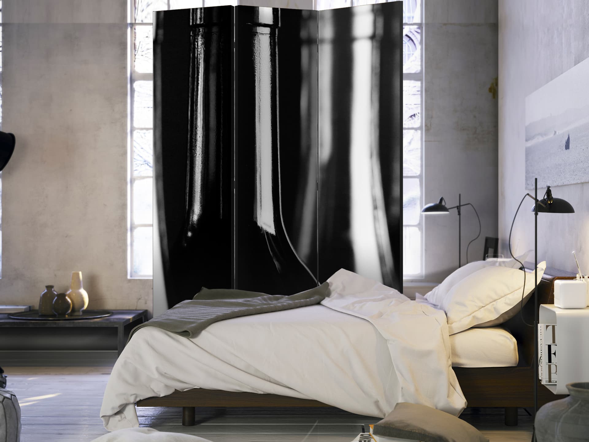 

Parawan 3-częściowy - Butelki do wina [Room Dividers] (rozmiar 135x172)