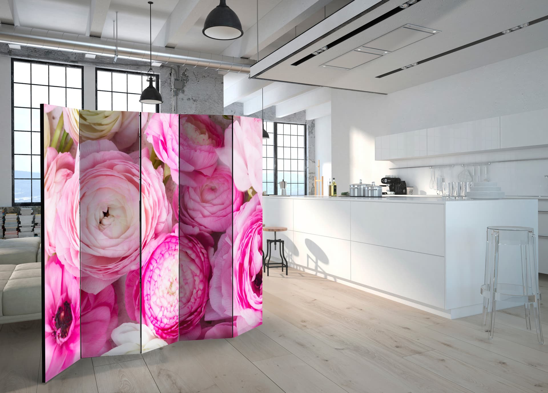 

Parawan 5-częściowy - Jaskry II [Room Dividers] (rozmiar 225x172)